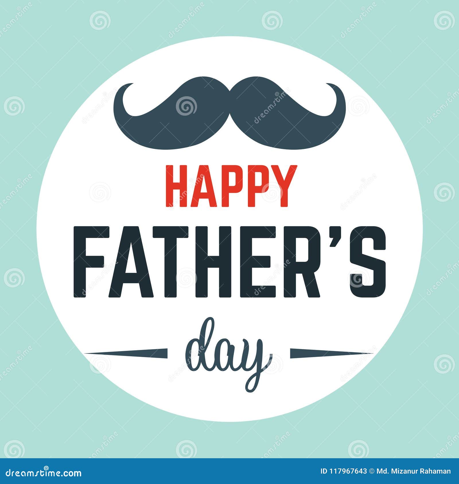 Happy Father S Day Vector Lettering Background Happy Fathers Day