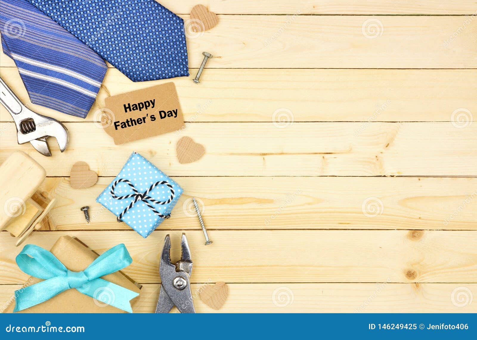 Happy Fathers Day Card and Side Border on a Natural Wood Background Stock  Image - Image of frame, june: 146249425