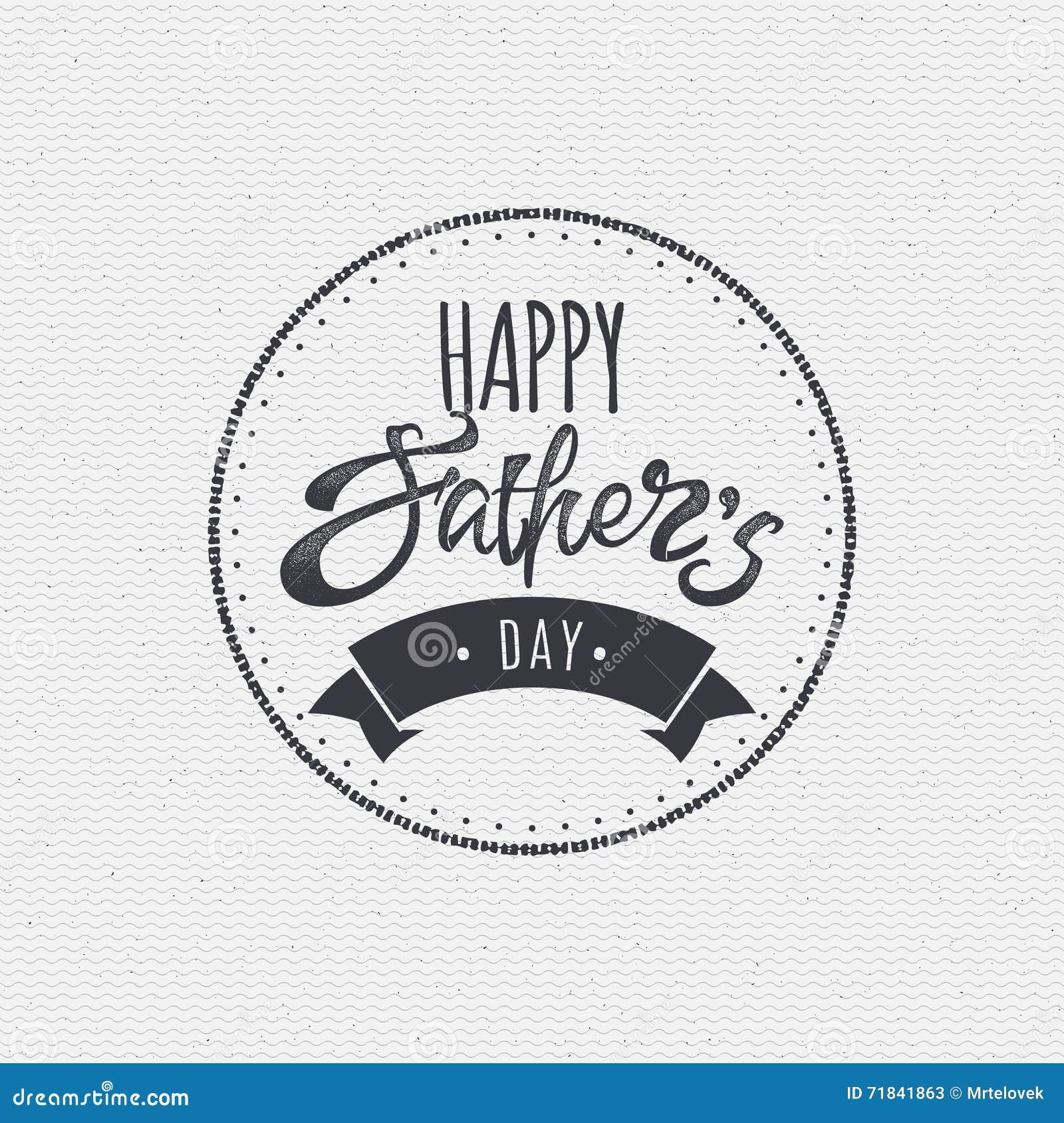 Happy Fathers Day - Poster, Stamp, Badge, Insignia, Postcard, Sticker, Can Be Used For Design ...