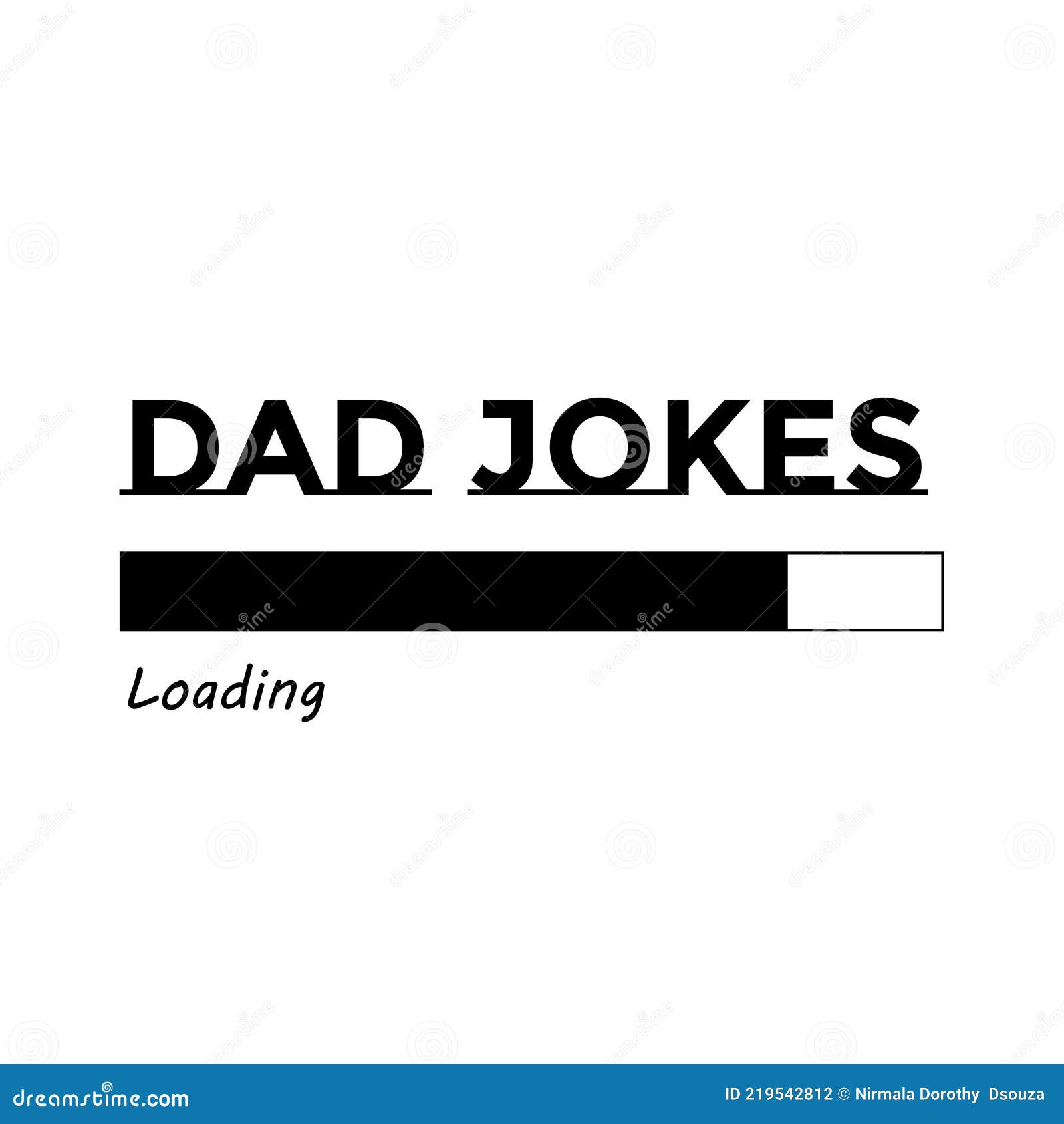 happy fathers day - dad jokes loading