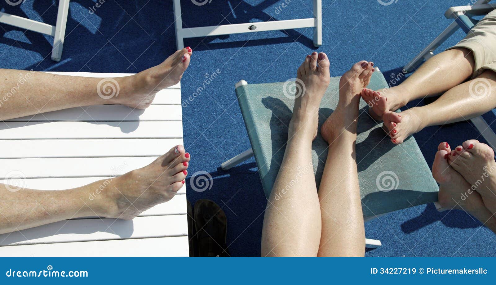 Happy Feet Stock Image Image Of Vacation Female Feet