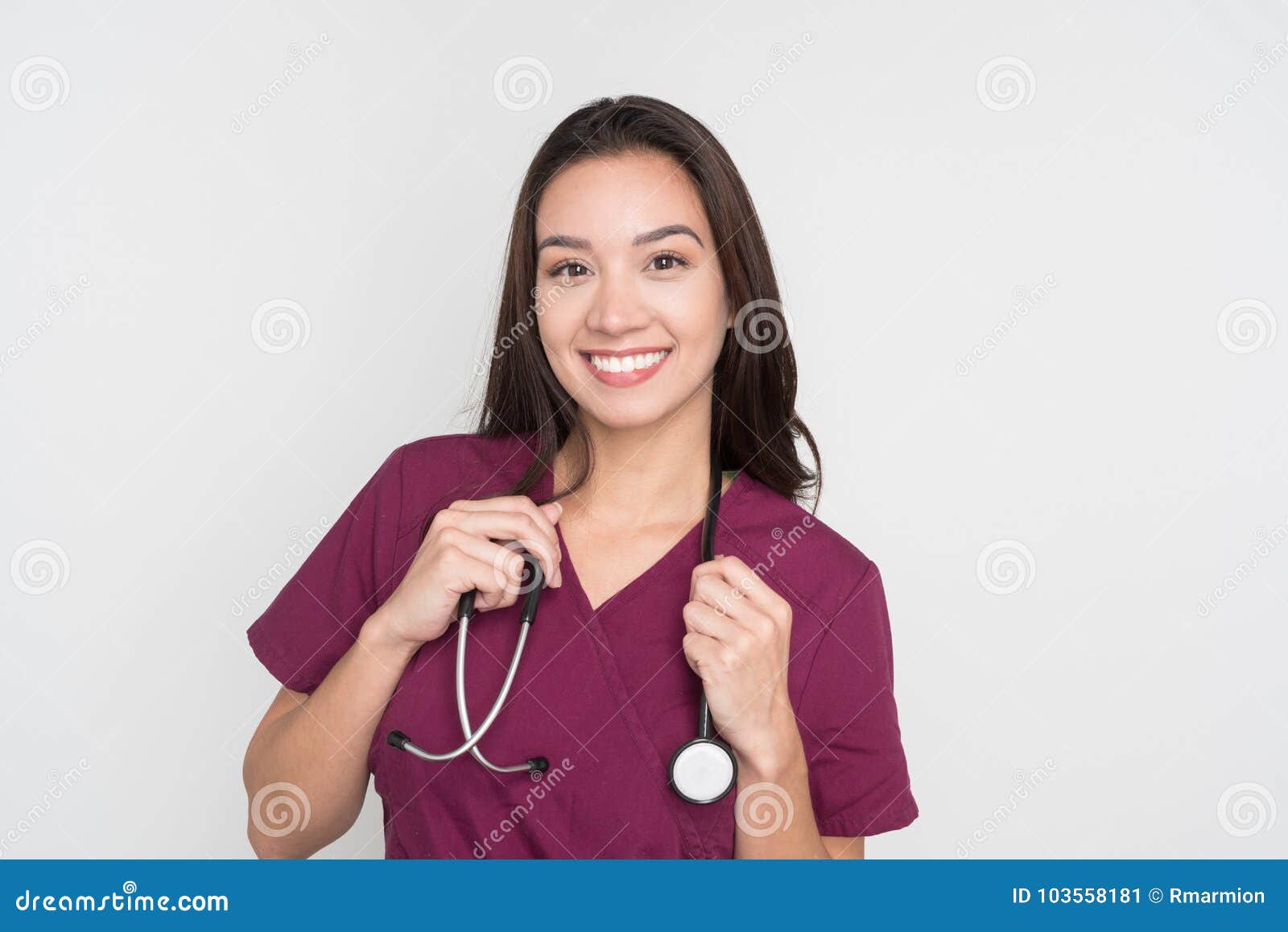 nurse in scrubs