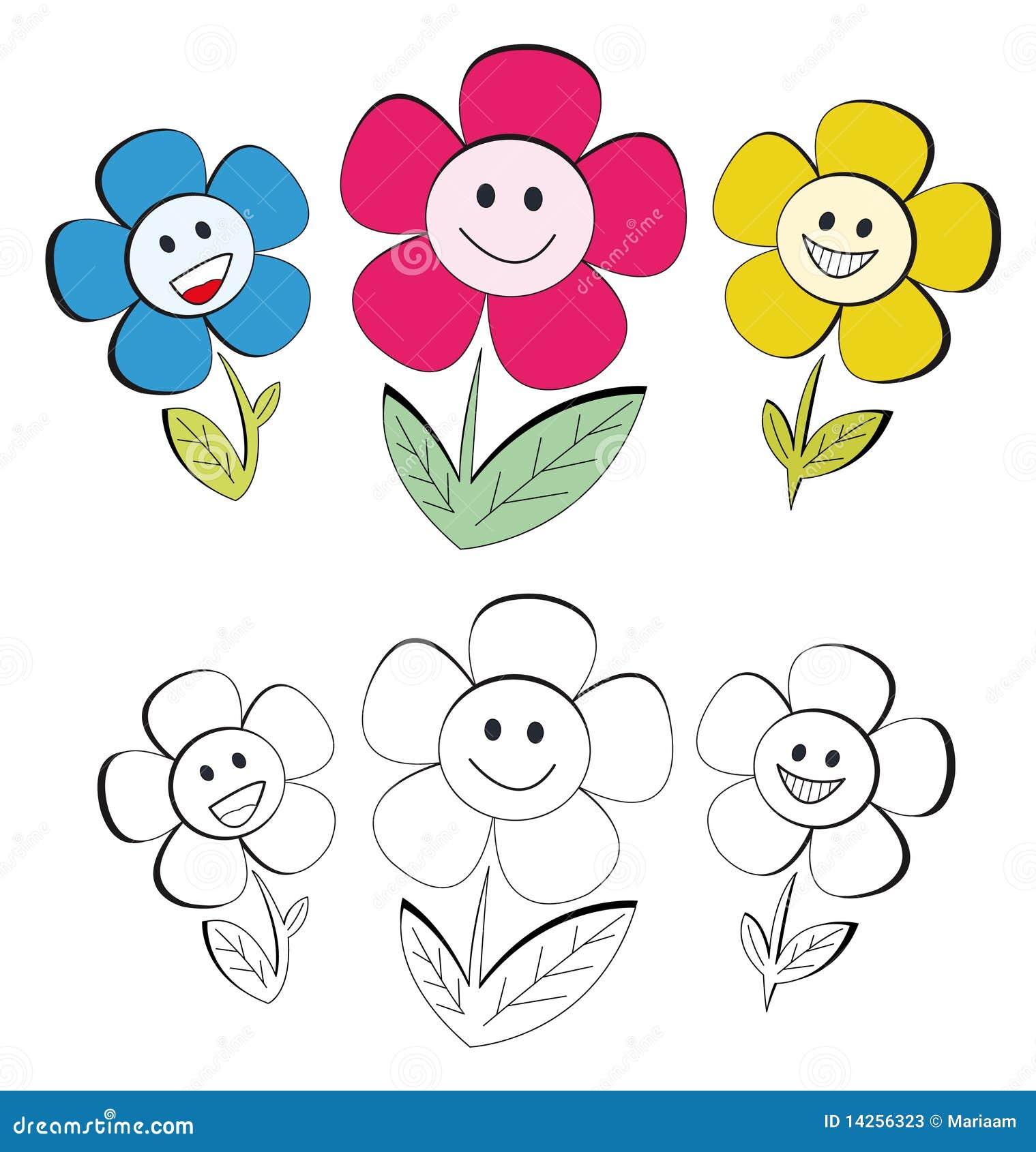 Happy Flowers Stock Photos Image 14256323