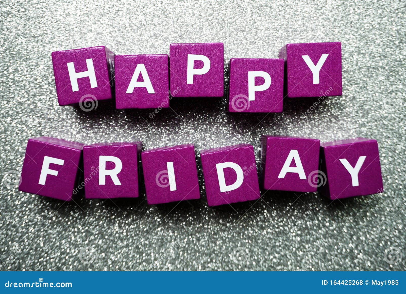 Happy Friday Alphabet Letter on Glitter Background Stock Photo - Image ...