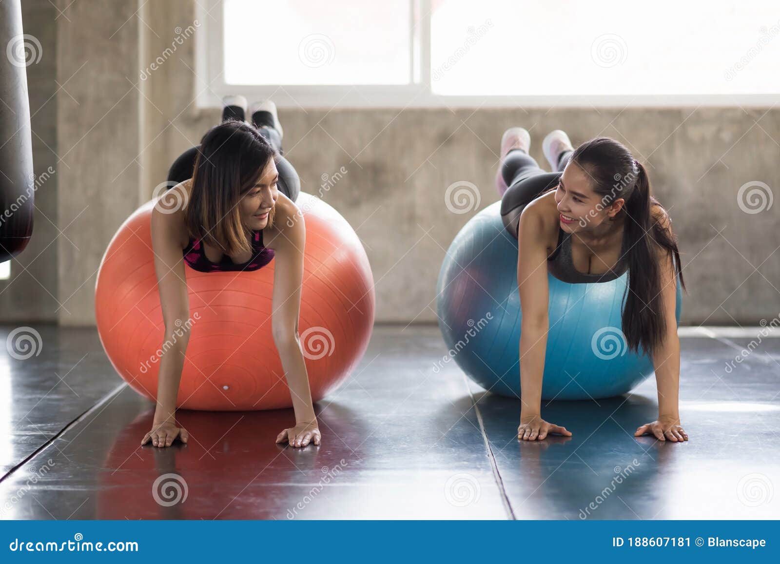 Lesbian At The Gym