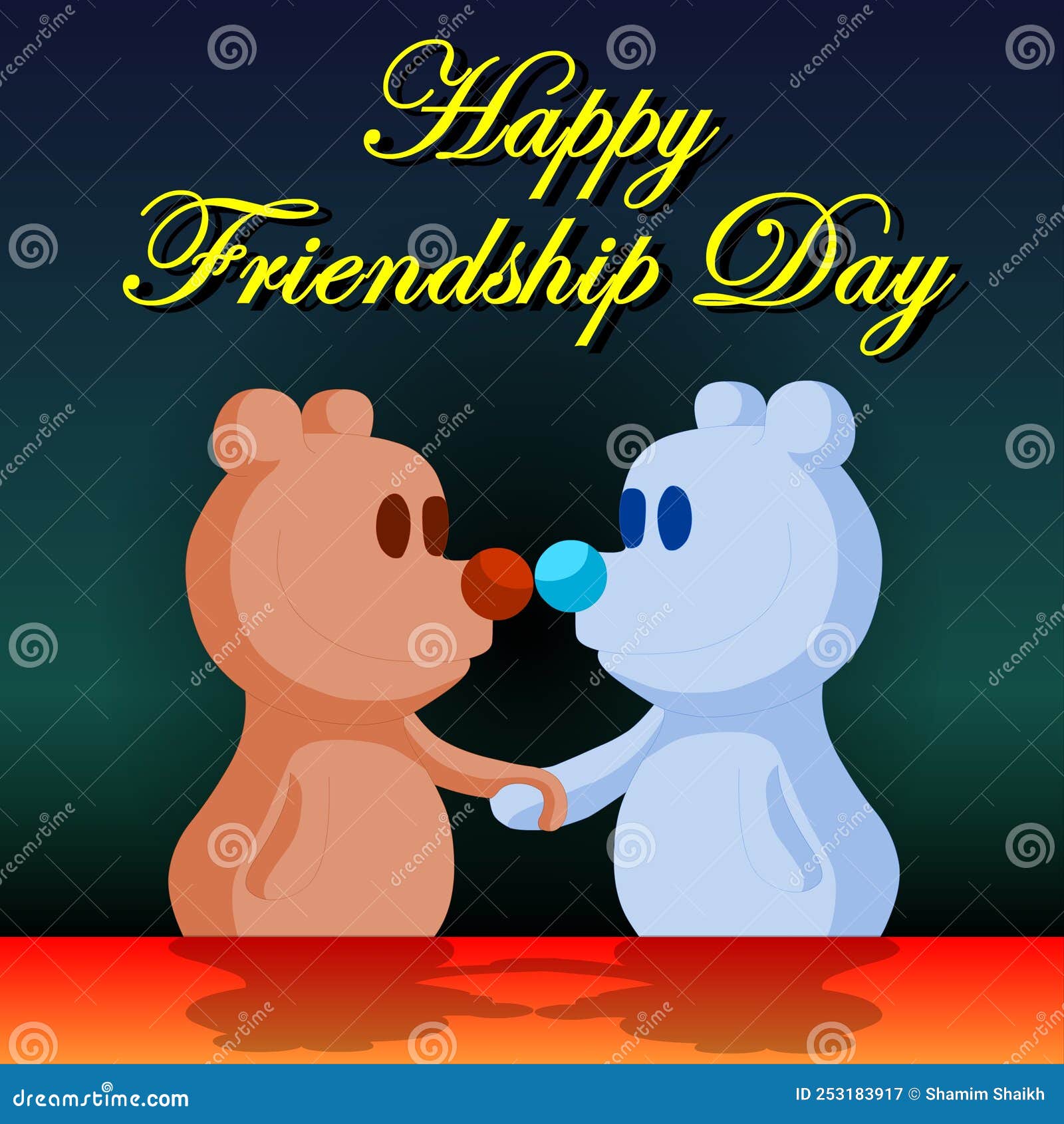 Happy Friendship Day - Celebrate Friendship Day - Fun - Love Stock  Illustration - Illustration of valentine, engage: 253183917