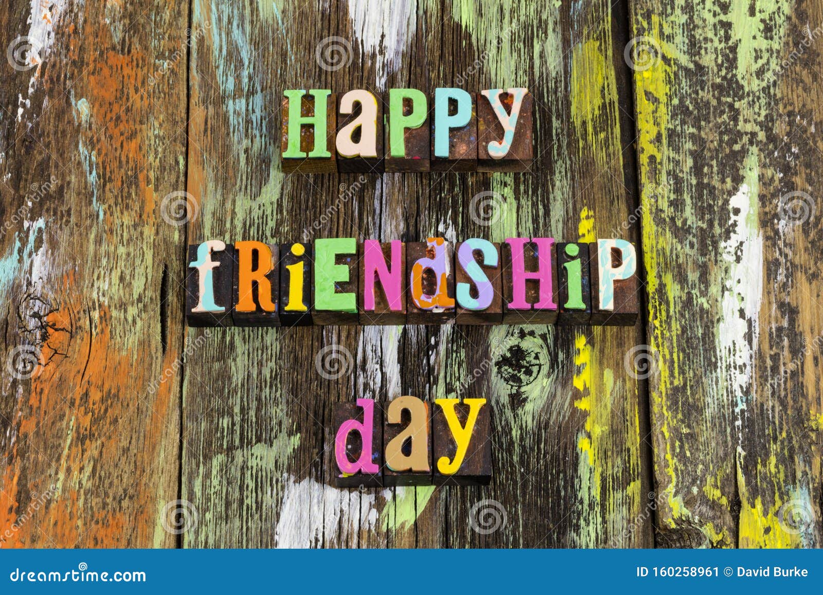Happy Friendship Day Celebration Fun Best Friends Bff Stock Image - Image  of letter, greeting: 160258961