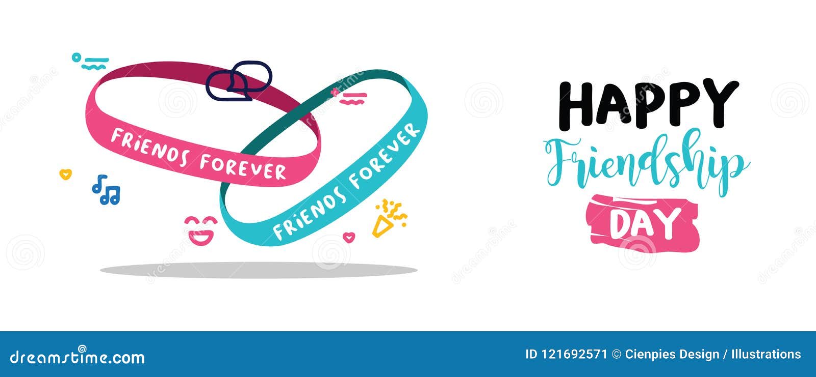 Friendship Day banner designs to customize online