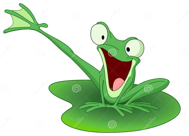 Happy frog stock vector. Illustration of toes, swamp - 11813627