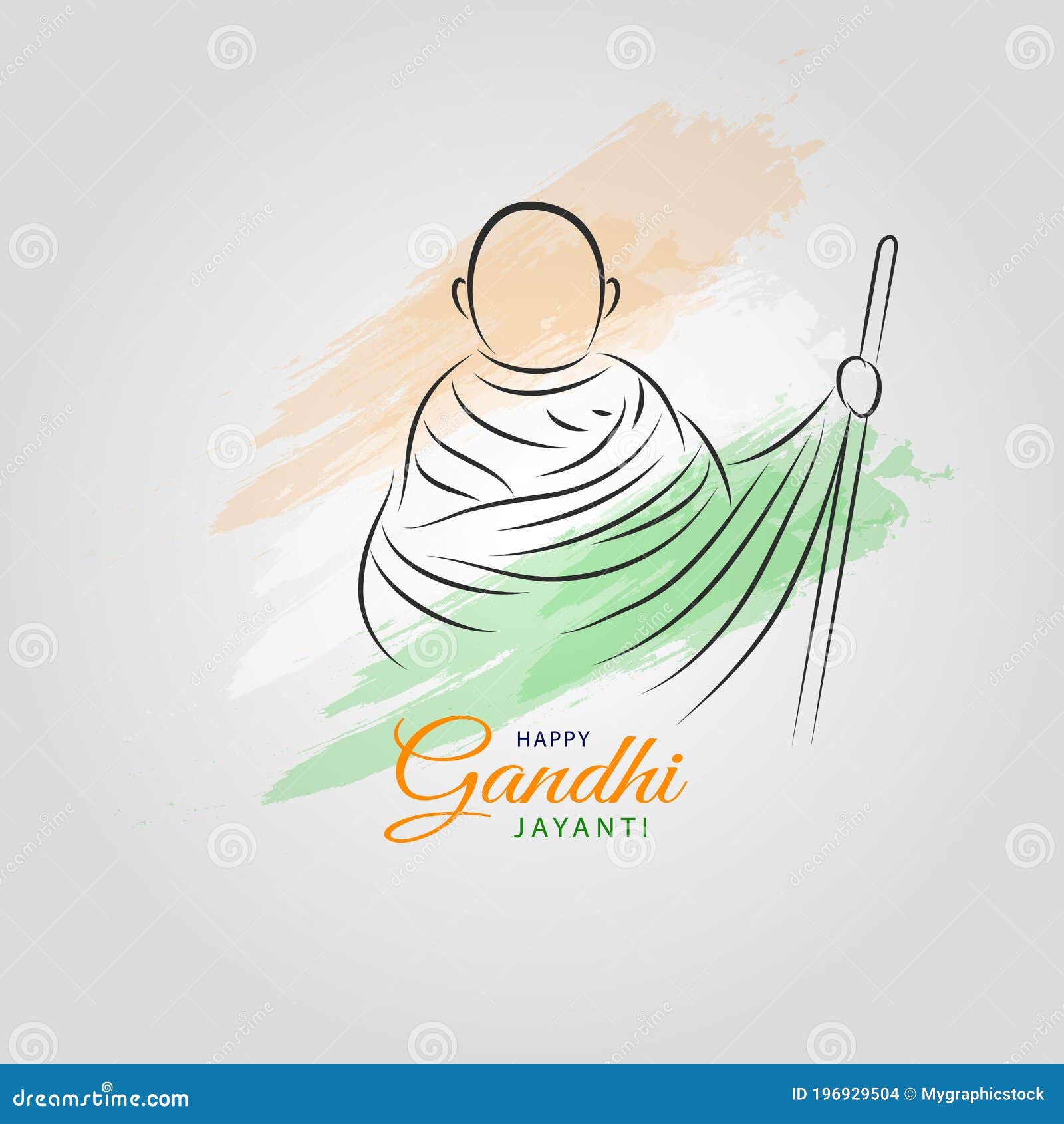 Happy Gandhi Jayanti Wishes Wallpaper on 2nd October with Indian Flag Tri  Colors and Mahatma Gandhi Sketch Vector Stock Vector - Illustration of  mahatma, greeting: 196929504