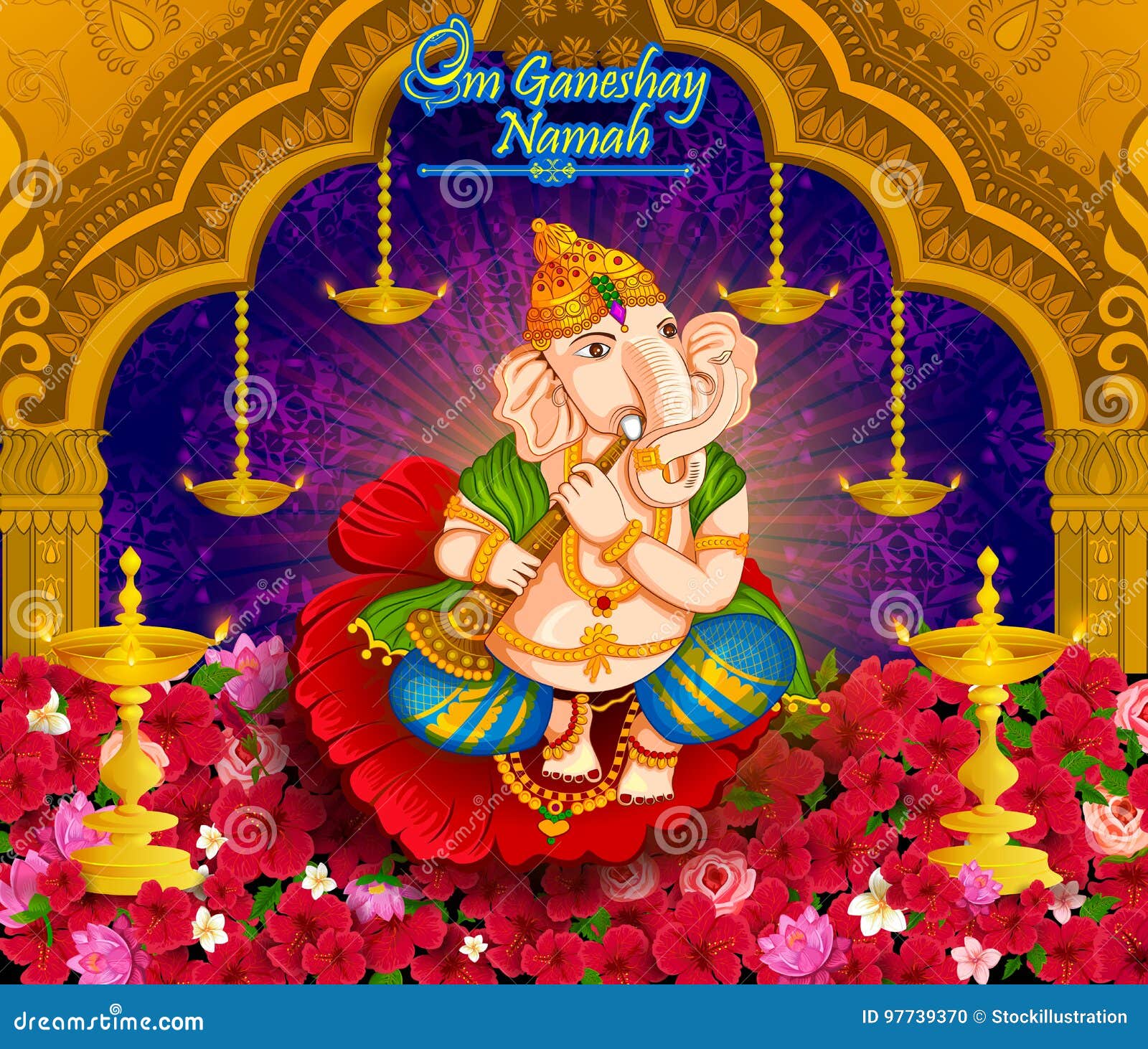 happy ganesh chaturthi festival celebration of india