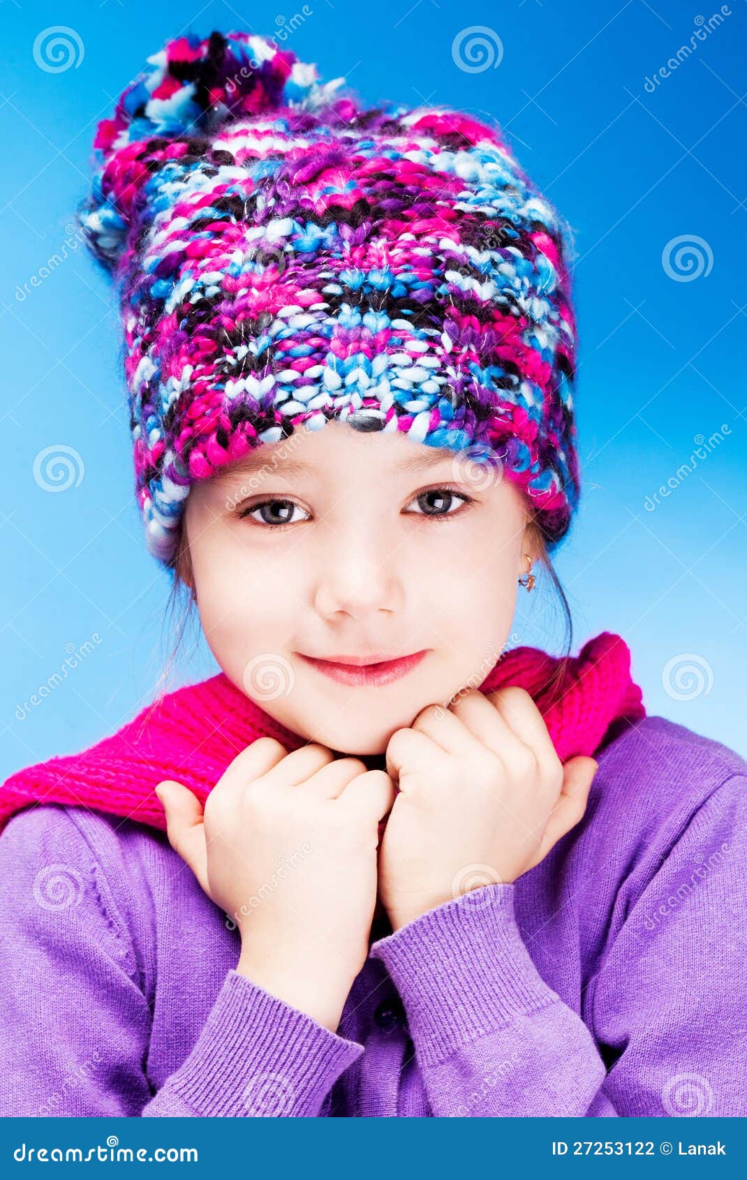 Happy girl stock photo. Image of positive, seasonal, seven - 27253122