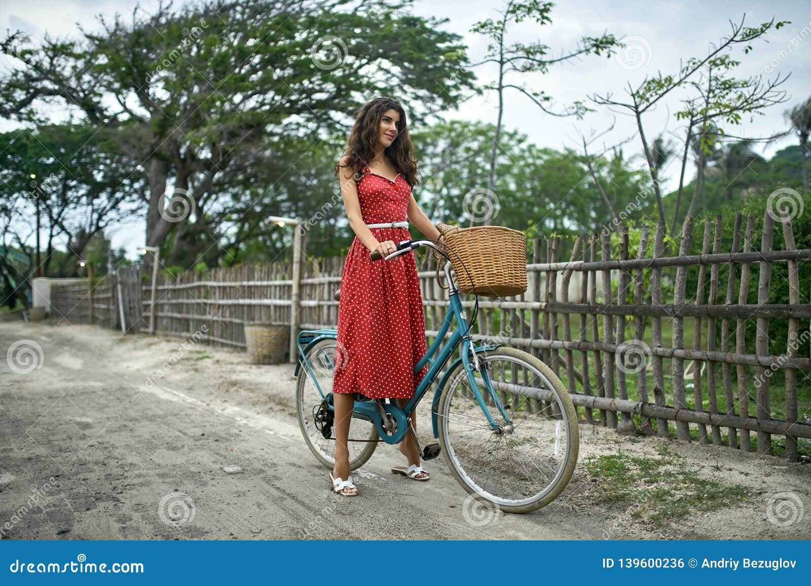 country road polka dot dress