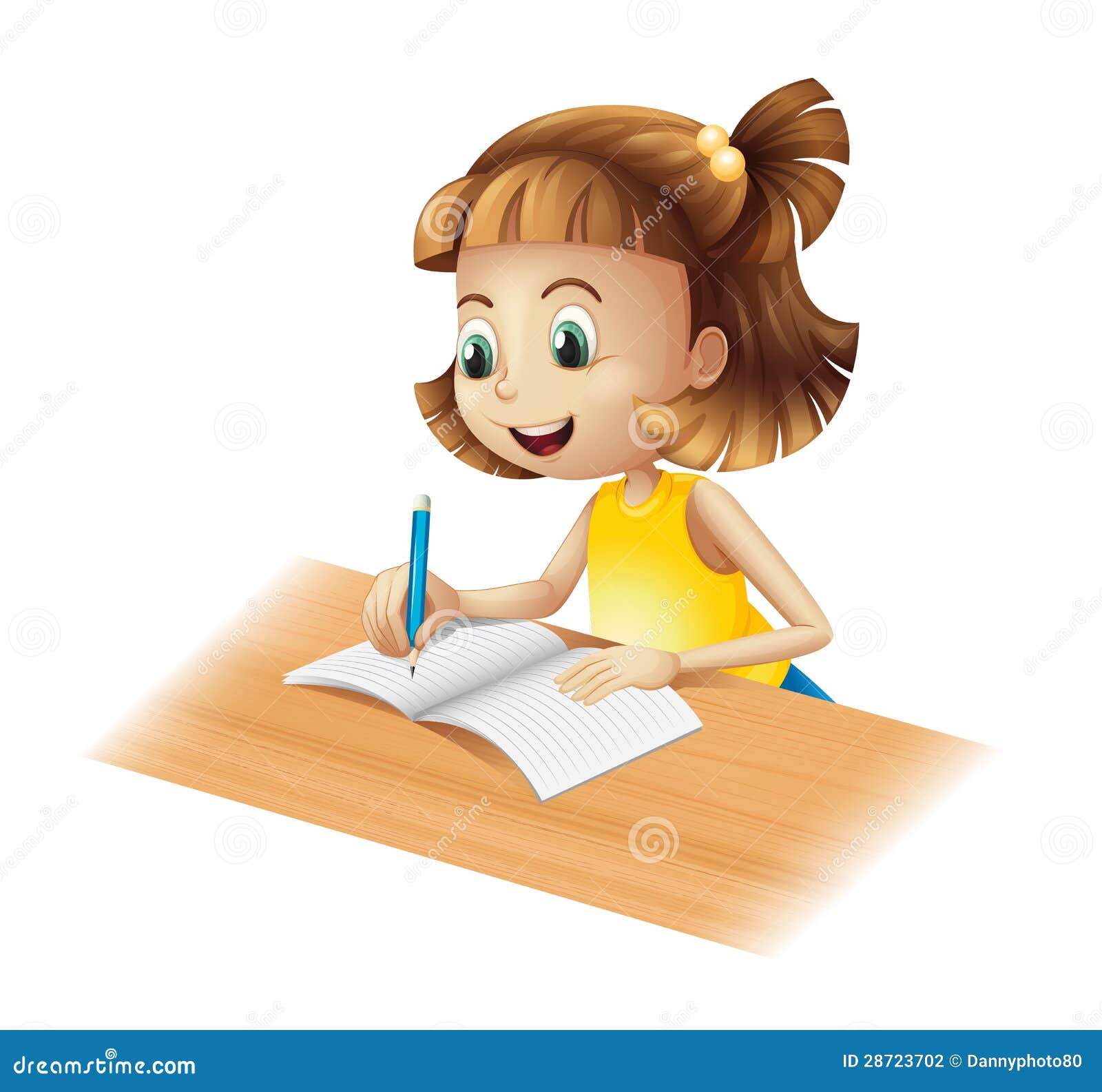 Cartoon Girl Writing Vector Illustration CartoonDealer 70304344 cartoon-girl-writing-vector-illustration-cartoondealer-70304344