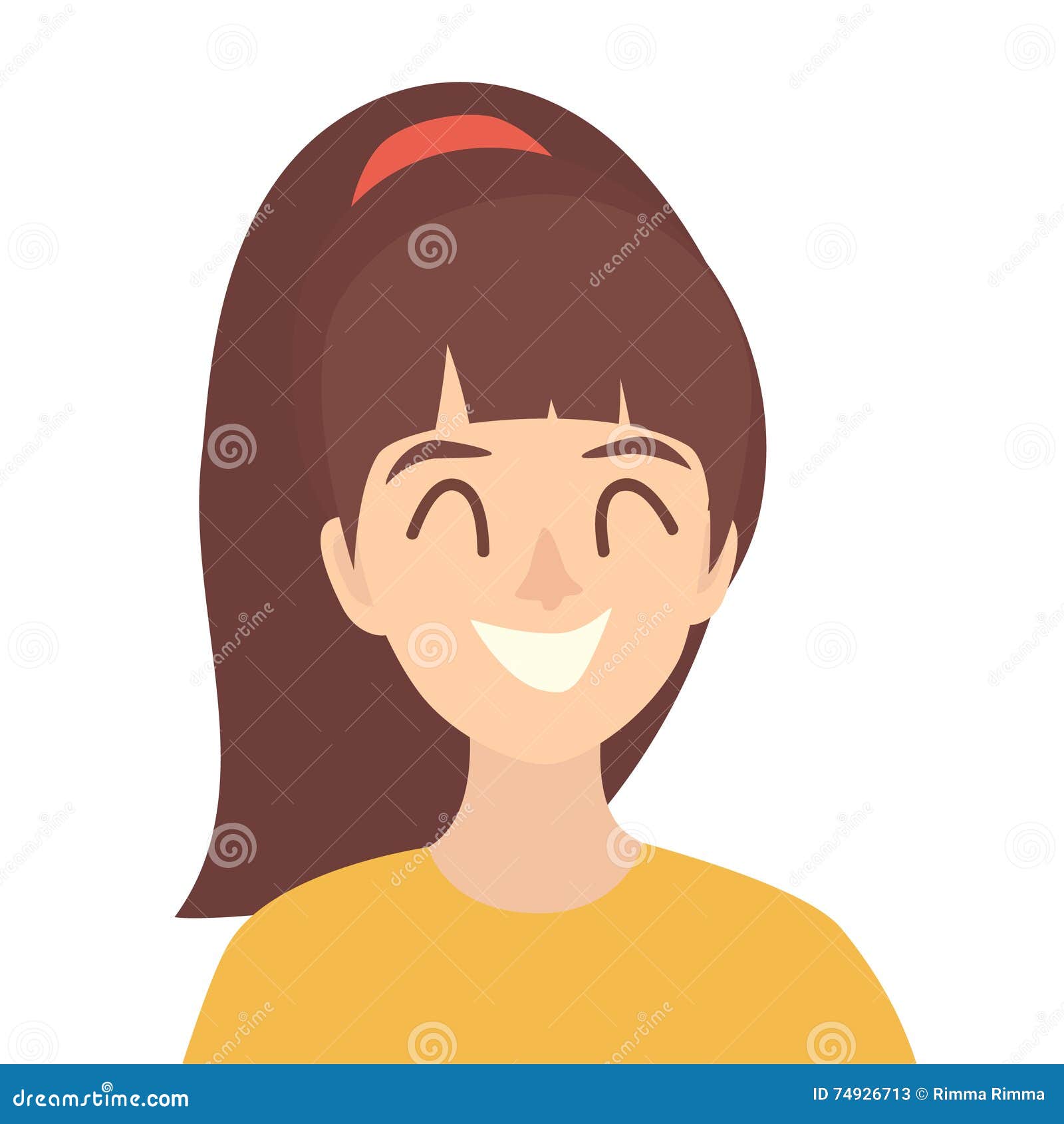 People Face Set Creator. Flat Icon. Person Avatar Illustrations. Young  Woman. Cartoon Style, Isolated Stock Vector - Illustration of emotion,  facial: 118640392