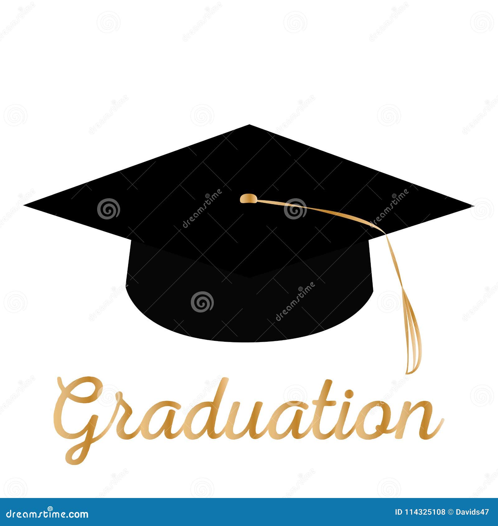 Happy Graduation Background Stock Vector - Illustration of background ...