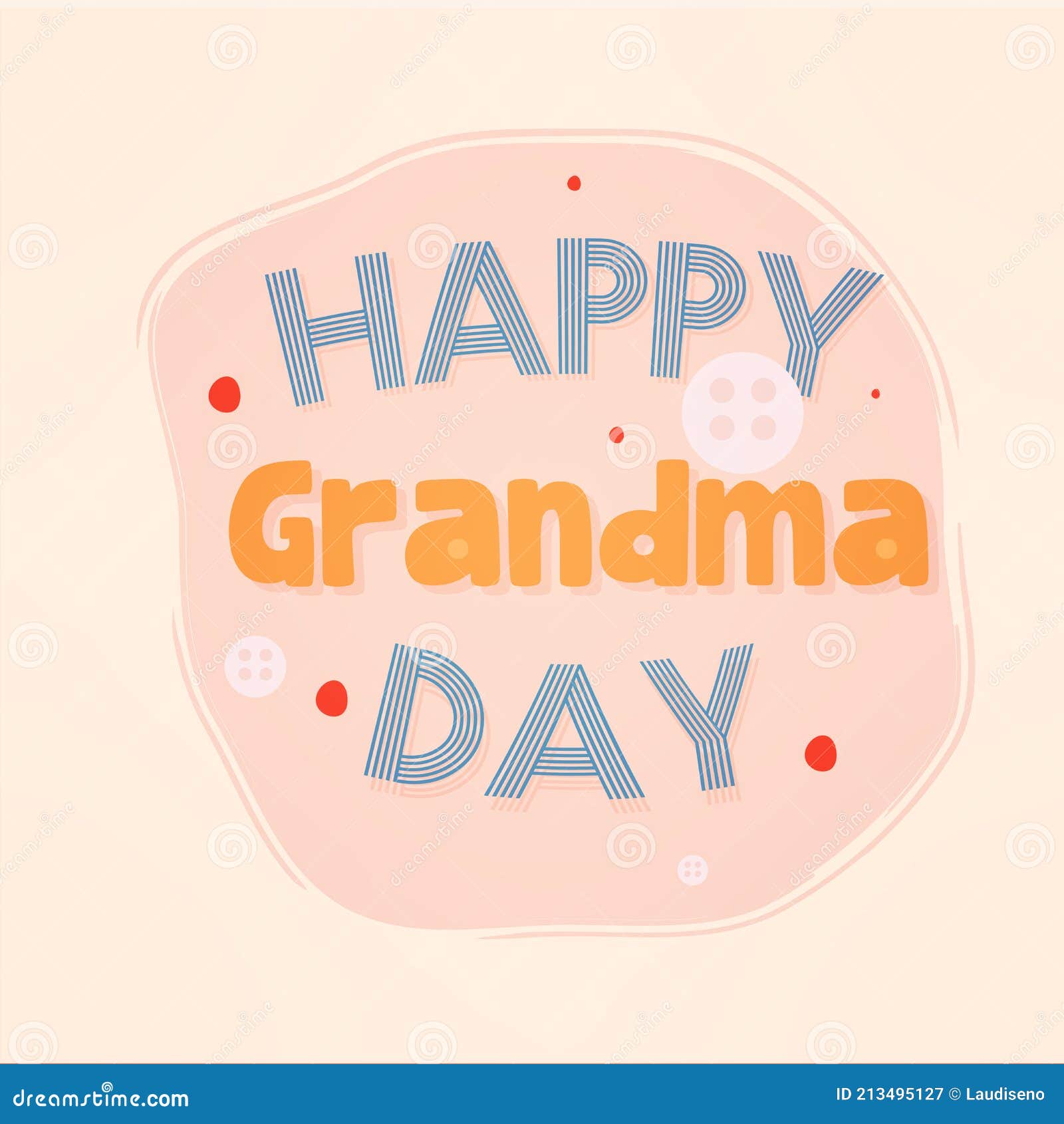 Happy grandma day stock vector. Illustration of graphic 213495127