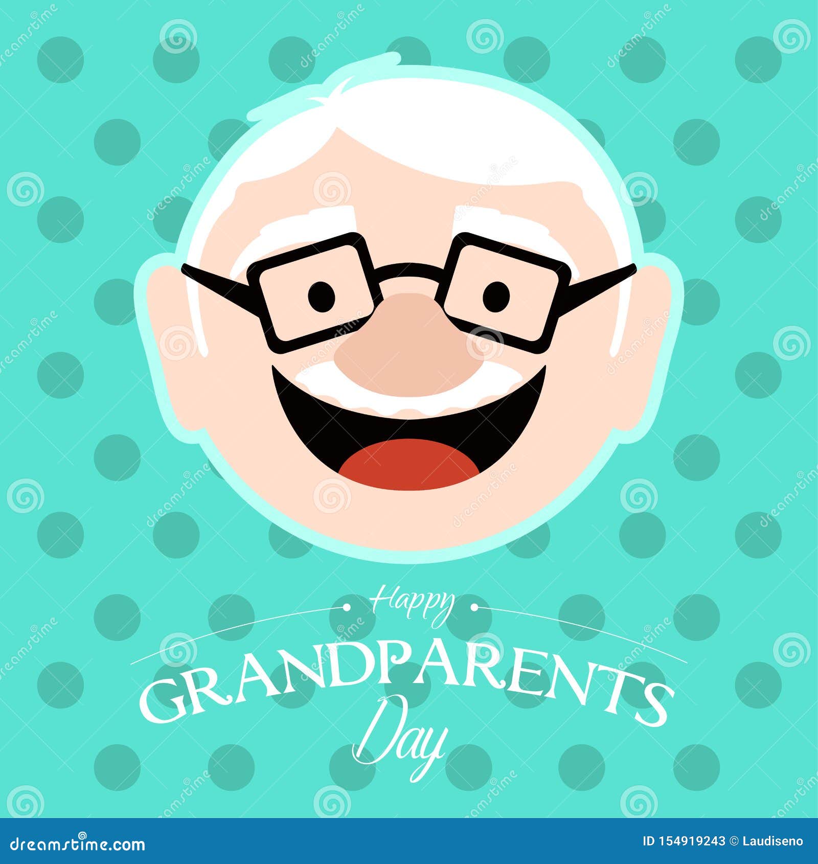 Download Happy Grandparents Day Stock Vector Illustration Of Holiday 154919243