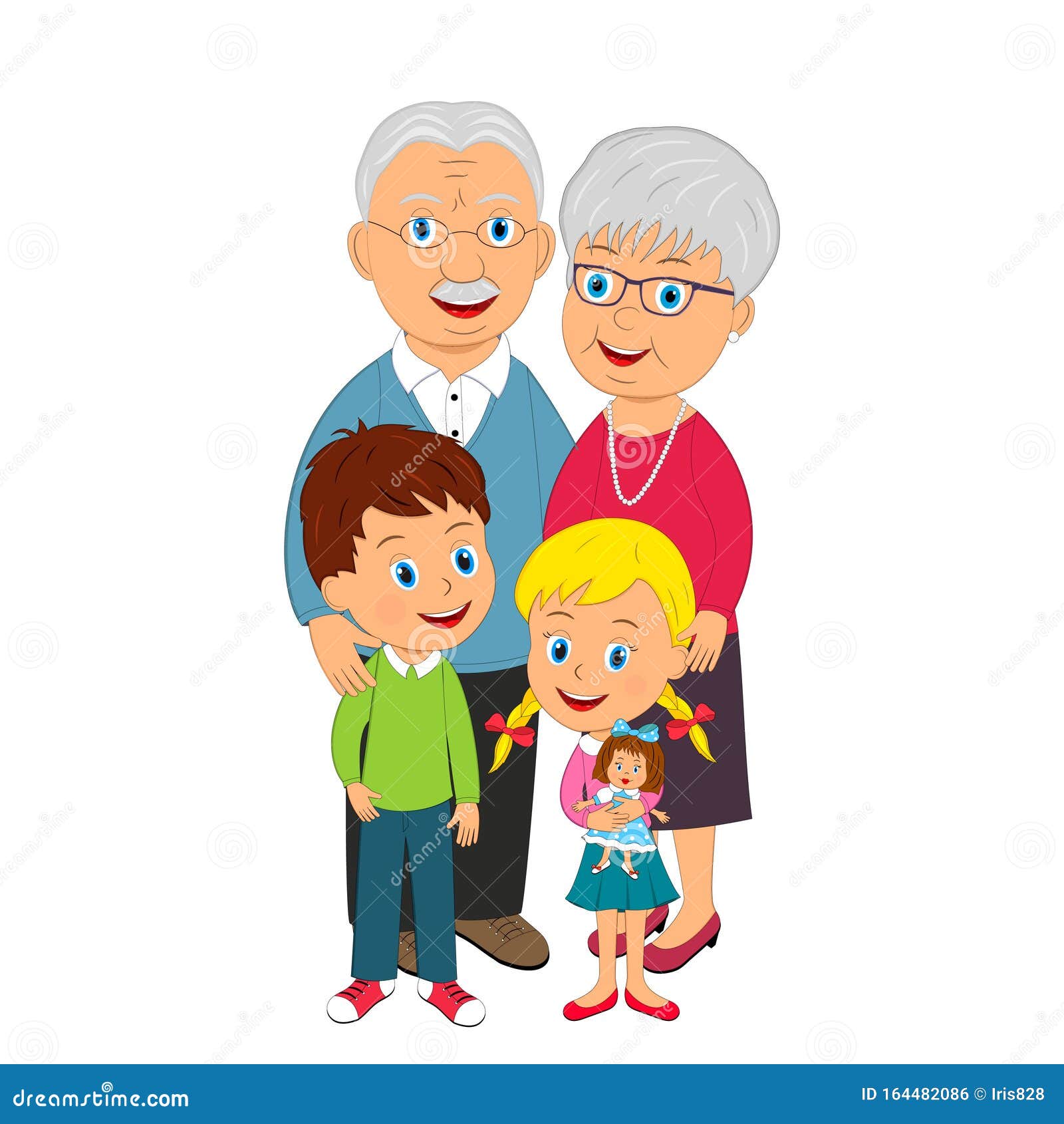 I visit my granny next week. Бабушка дедушка и внуки. Бабушка дедушка и внуки на белом фоне. Бабушка дедушка и внук рисунок. Бабушка с внуками вектор.