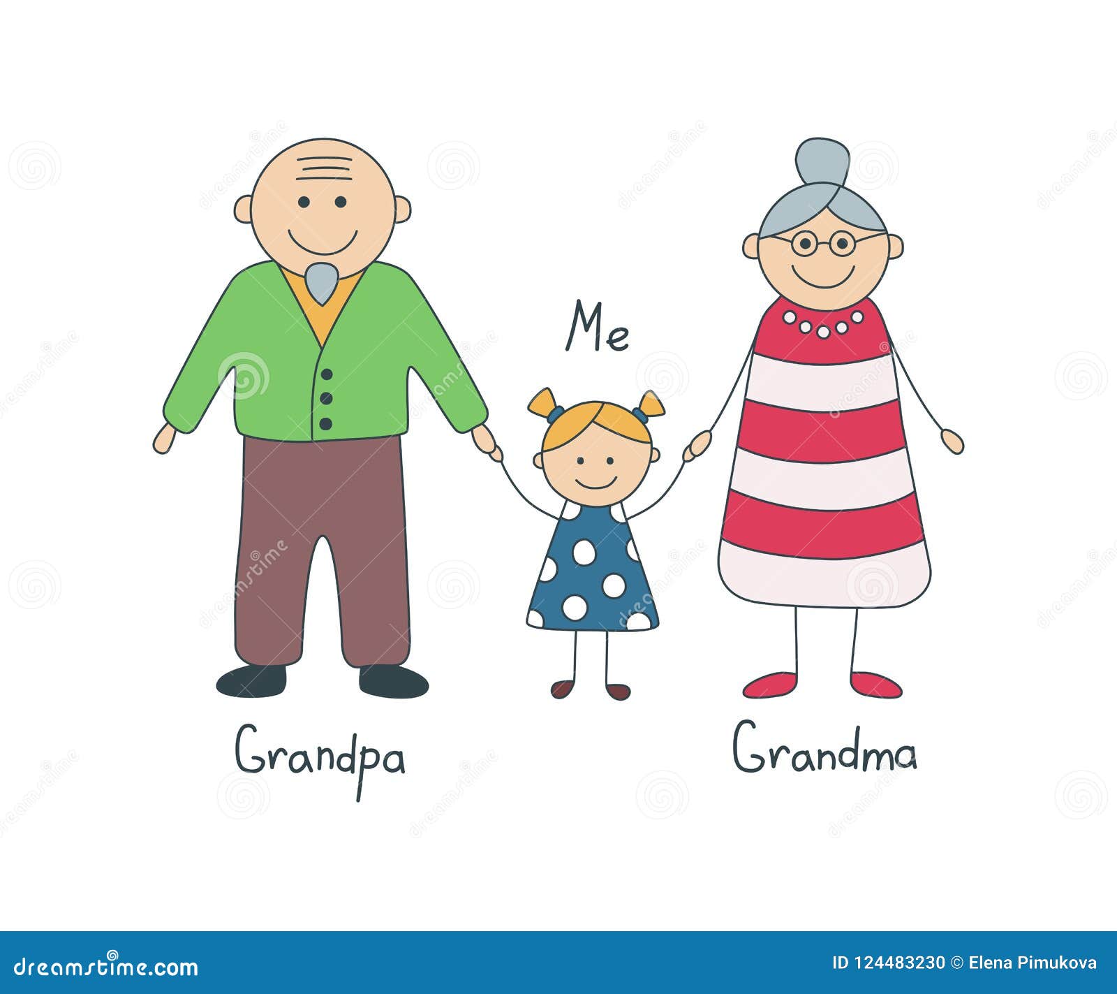 Grandparents Sketch PNG Transparent Images Free Download | Vector Files |  Pngtree