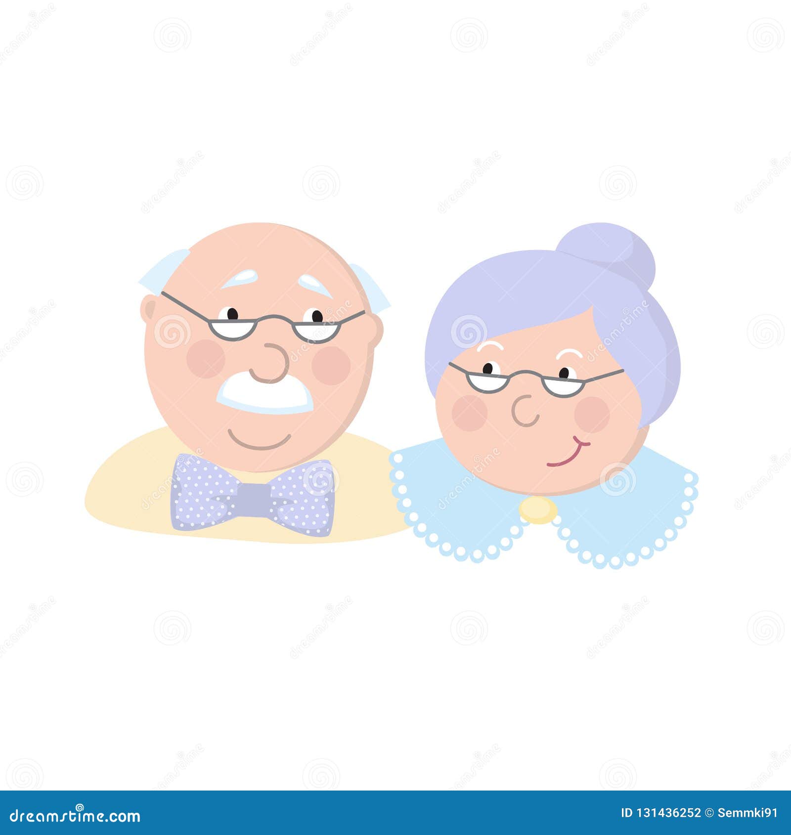 Download Happy Grandpa Vector Illustration. Cartoon Vector ...