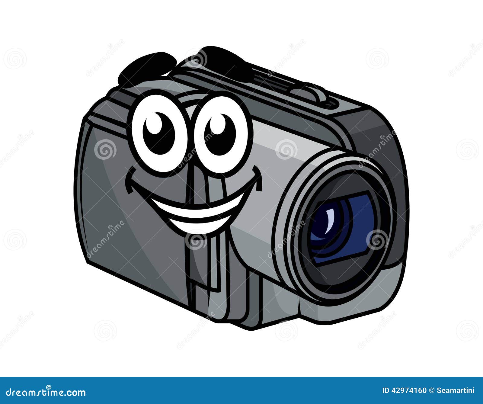 cartoon video camera