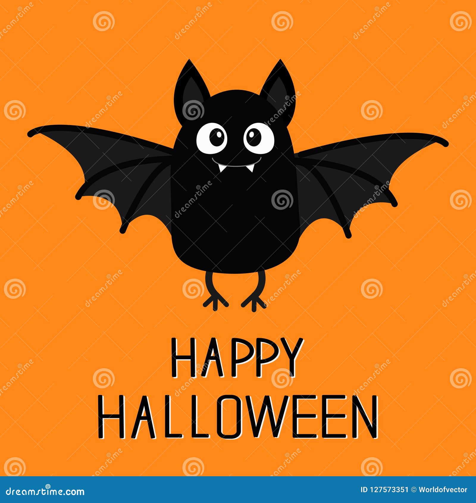 Happy Halloween летучая мышь