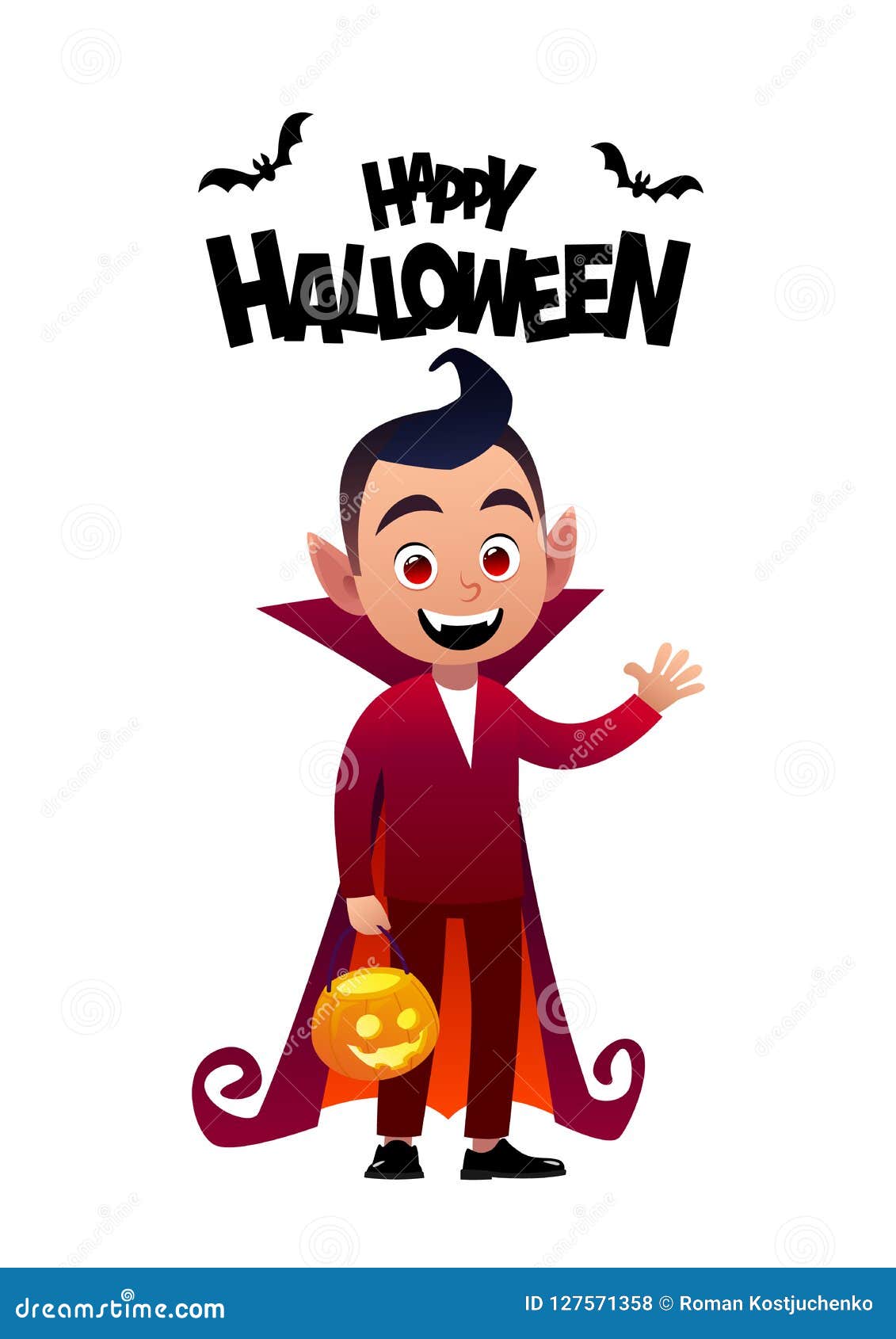 Happy Halloween Cartoon Character Dracula Kid Costume Vampire Stock Vector - Illustration of drawing, invitation: 127571358 Happy Halloween Cartoon Character Dracula Kid Costume Vampire Stock Vector - Illustration of drawing, invitation: 127571358