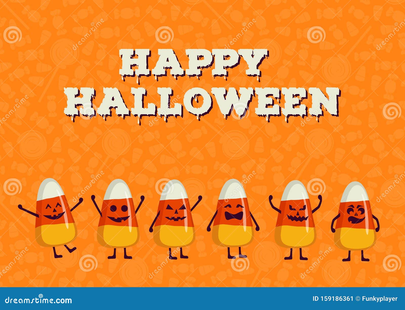 Free Vector  Happy halloween background