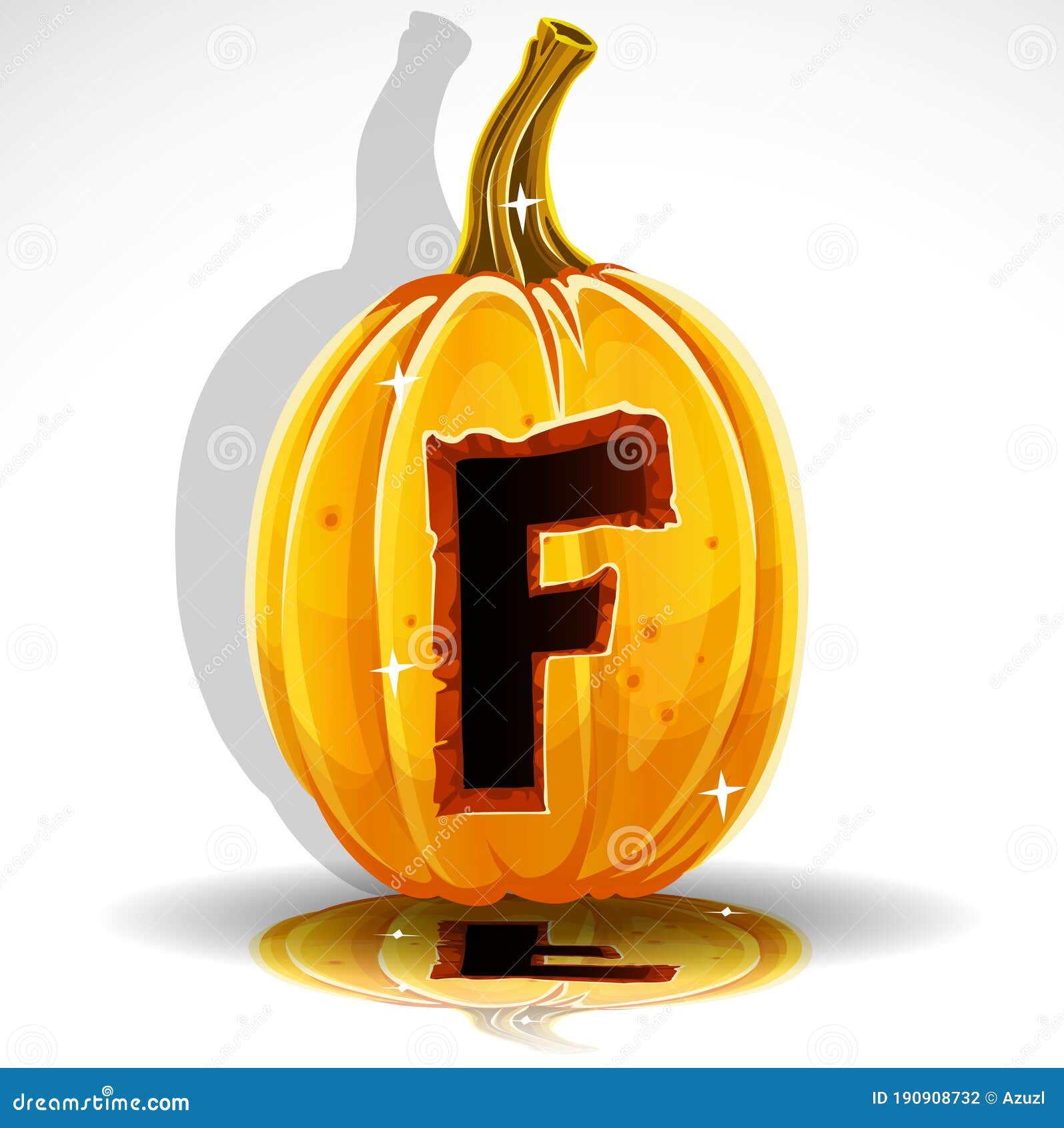 Happy Halloween Font Cut Out Pumpkin Letter F Stock Illustration happy-halloween-font-cut-out-pumpkin-letter-f-stock-illustration
