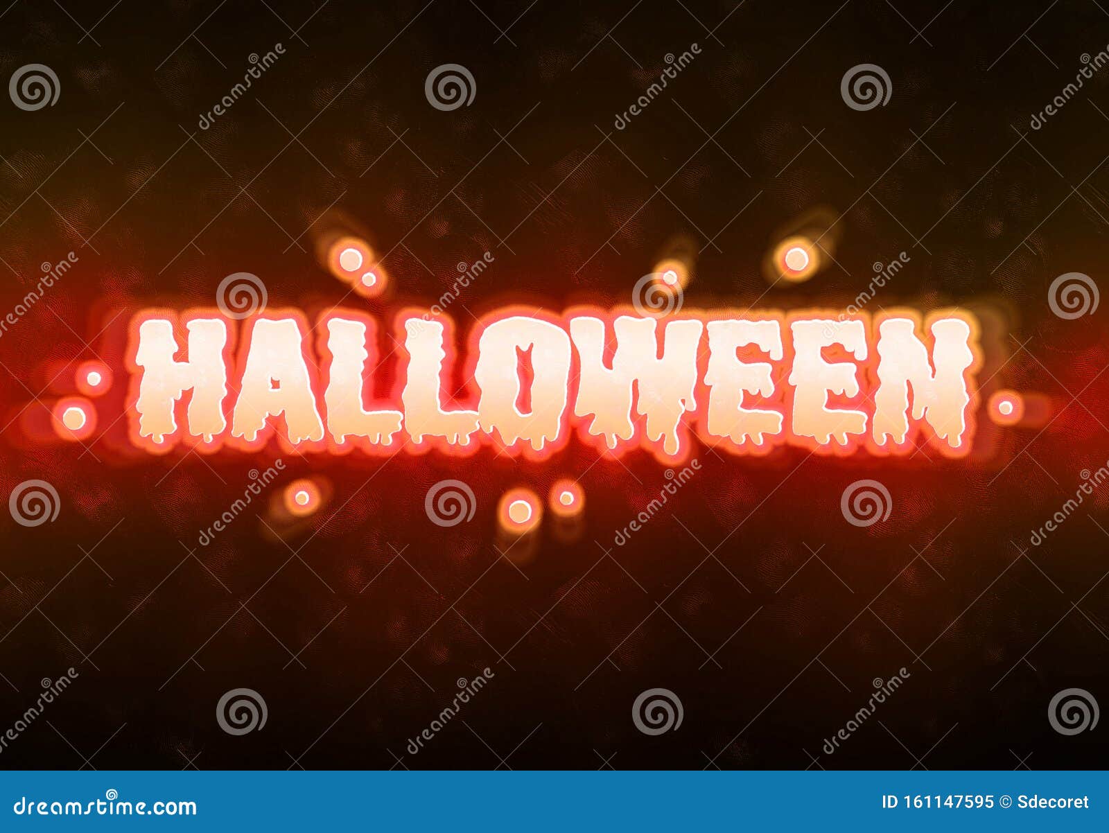 Happy Halloween Ghost Card Spirit Effect on Dark Background Stock ...