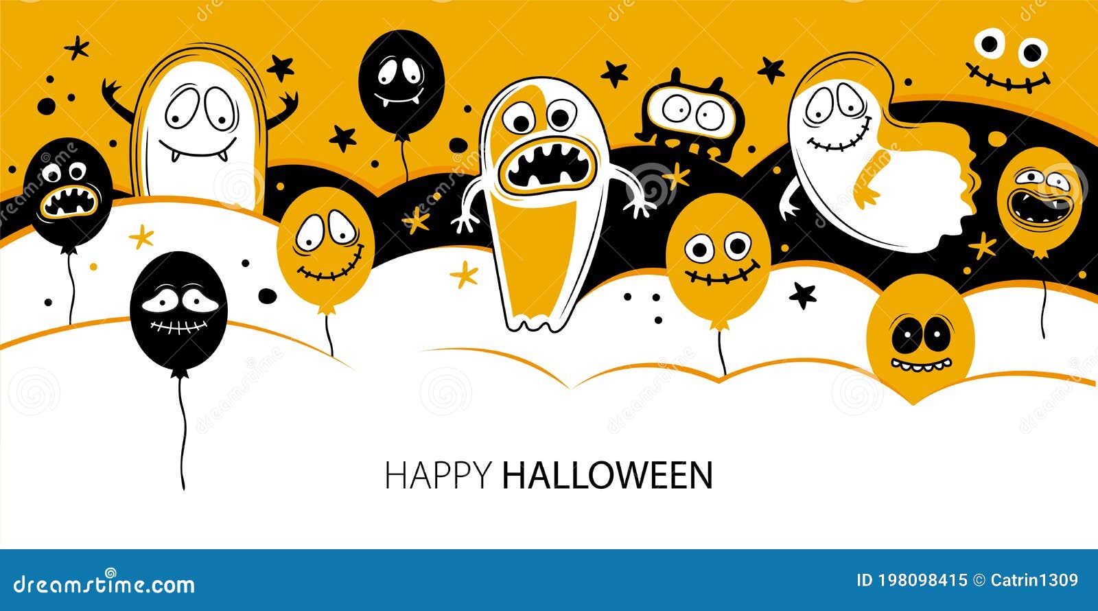 Happy Halloween Horizontal Banner Template for Website. Funny Cartoon Characters Ghost, Monster, Vampire, Zombie, Scary Balloons, Stock Illustration - Illustration of cartoon, mascot: 198098415 Happy Halloween Horizontal Banner Template for Website. Funny Cartoon Characters Ghost, Monster, Vampire, Zombie, Scary Balloons, Stock Illustration - Illustration of cartoon, mascot: 198098415
