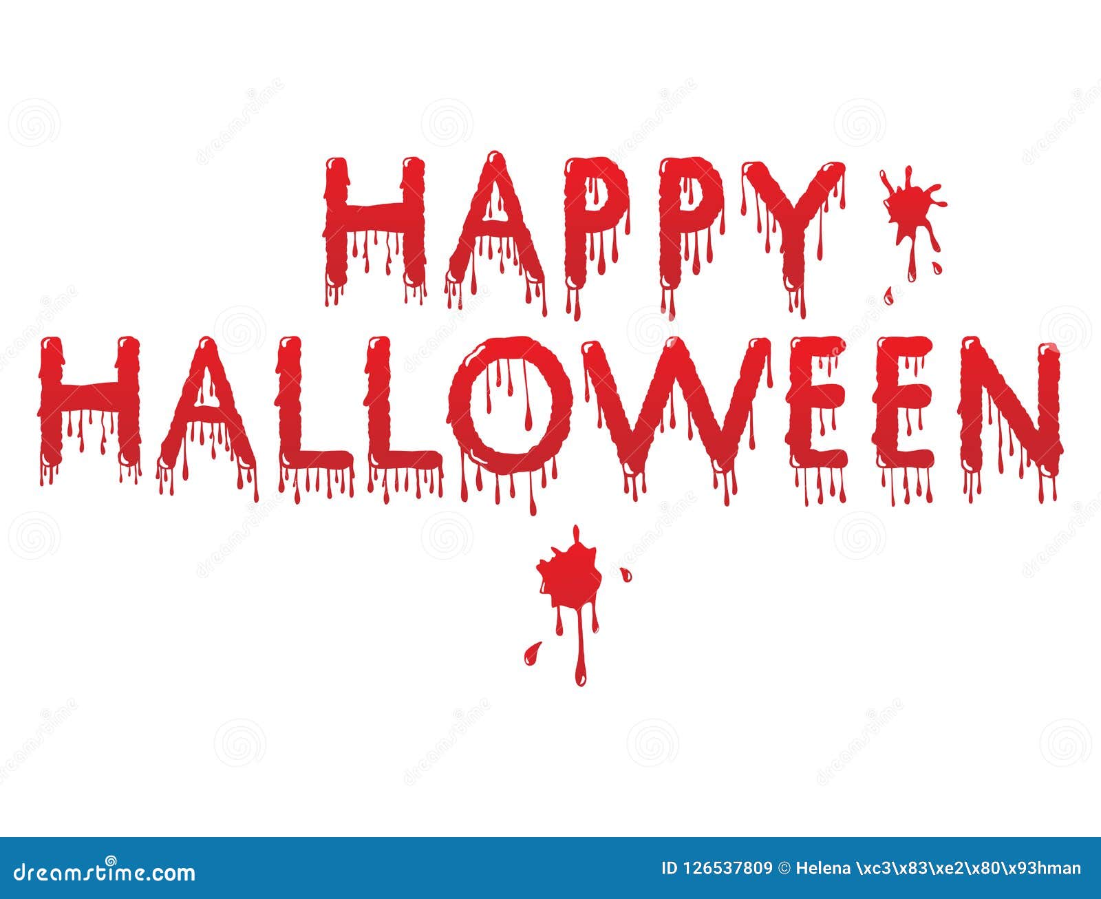 Happy Halloween Text stock vector. Illustration of invitation - 126537809