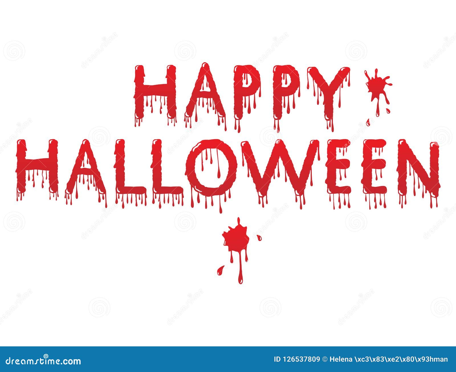 Happy Halloween Text stock vector. Illustration of invitation 126537809