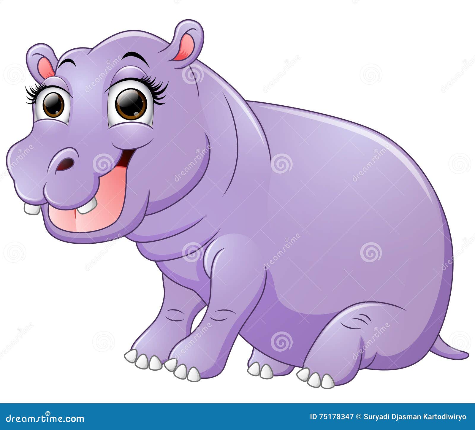 Happy Hippo Cartoon Sitting Stock Vector - Illustration of mammal, african: 75178347 Happy Hippo Cartoon Sitting Stock Vector - Illustration of mammal, african: 75178347