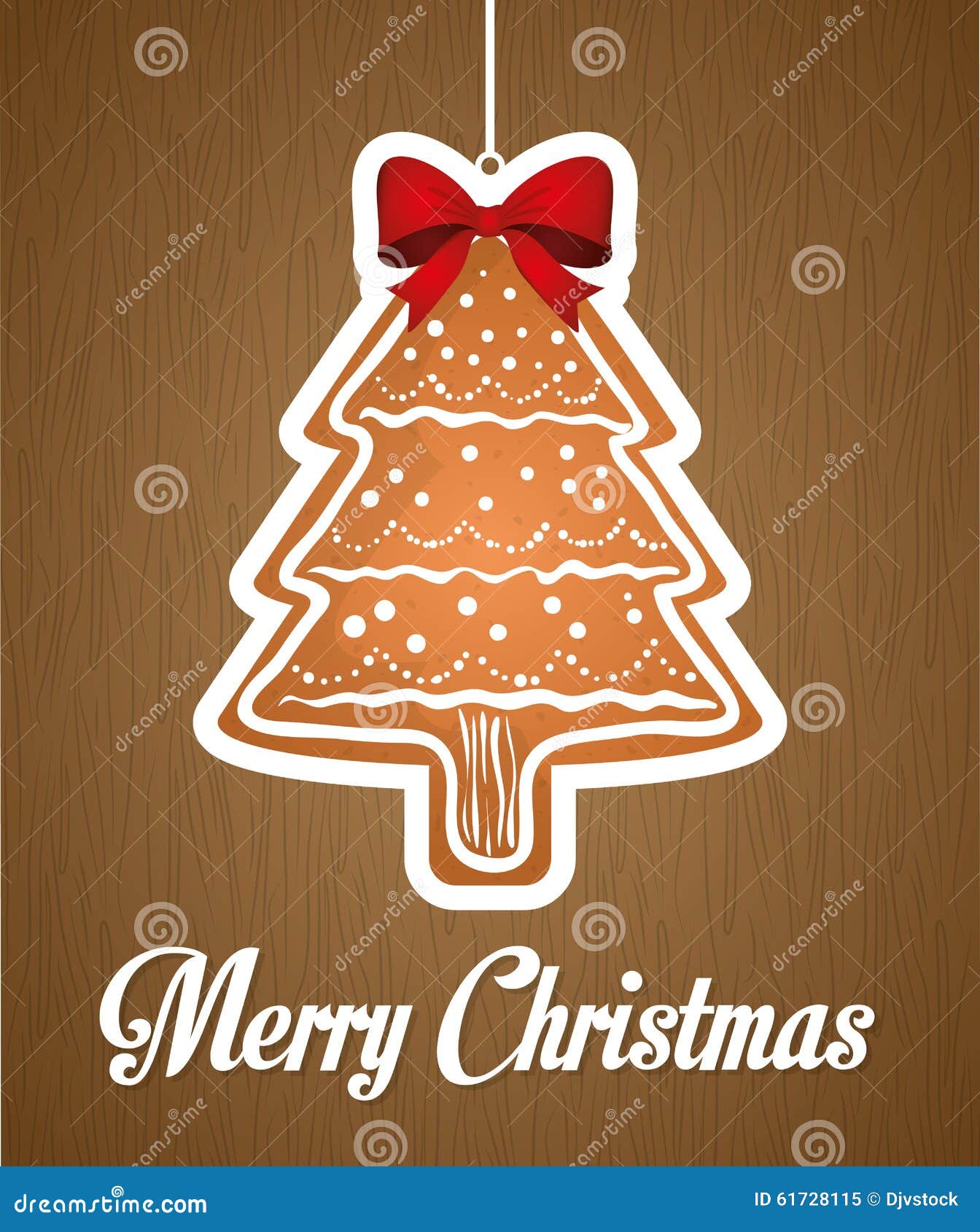 Happy Holidays and Merry Christmas Card Design Stock Vector ...