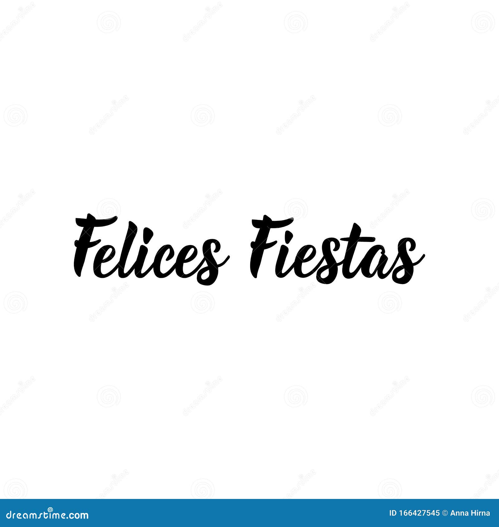 happy holidays - in spanish. felices fiestas. lettering