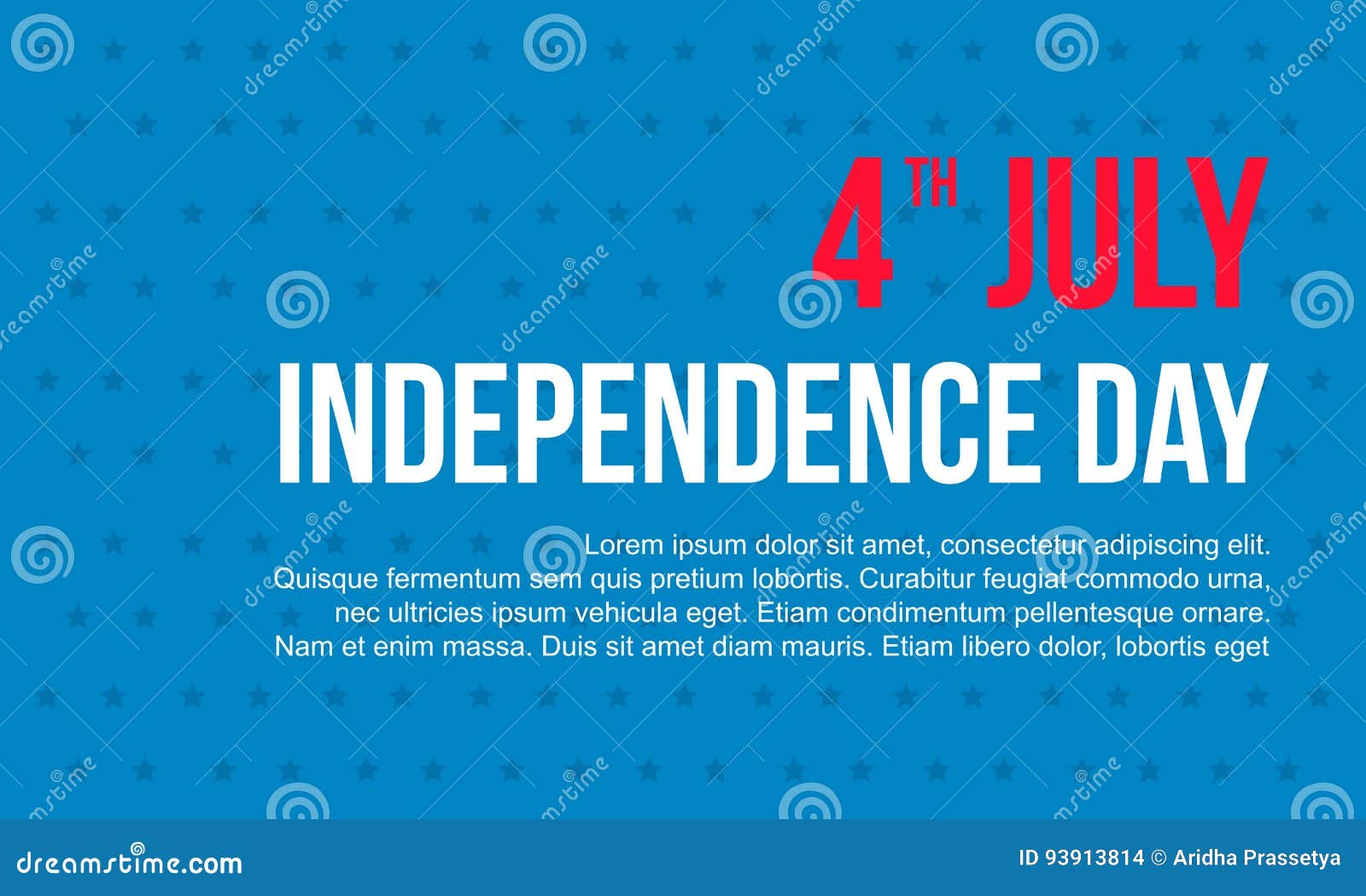 Happy Independence Day Banner Collection Stock Vector - Illustration of