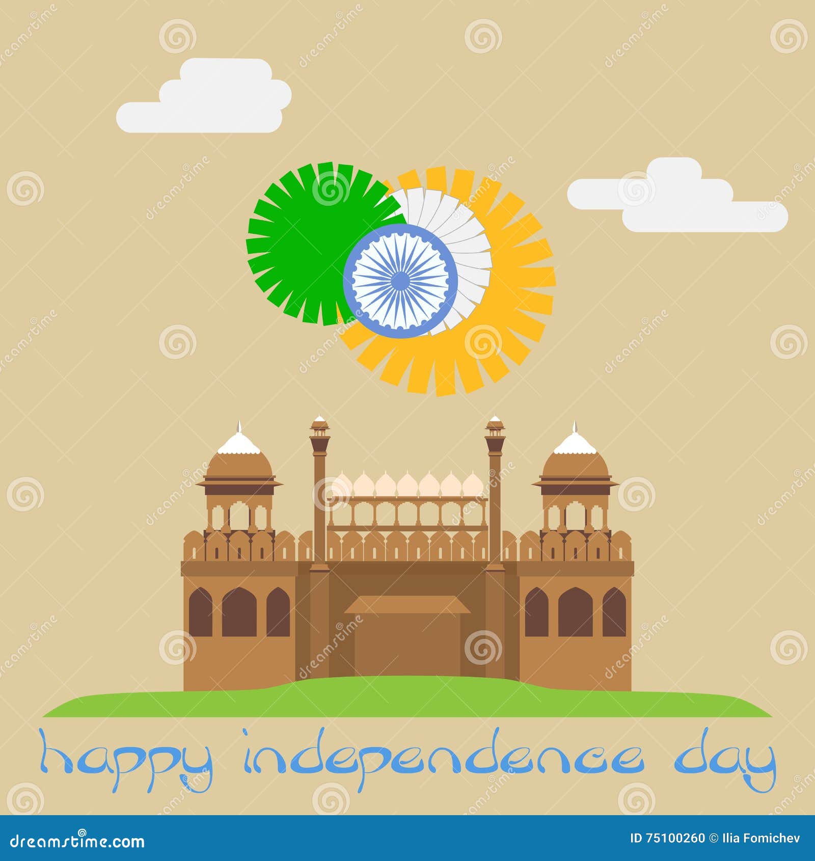 happy-independence-day-red-fort-india-vector-eps8-stock-vector