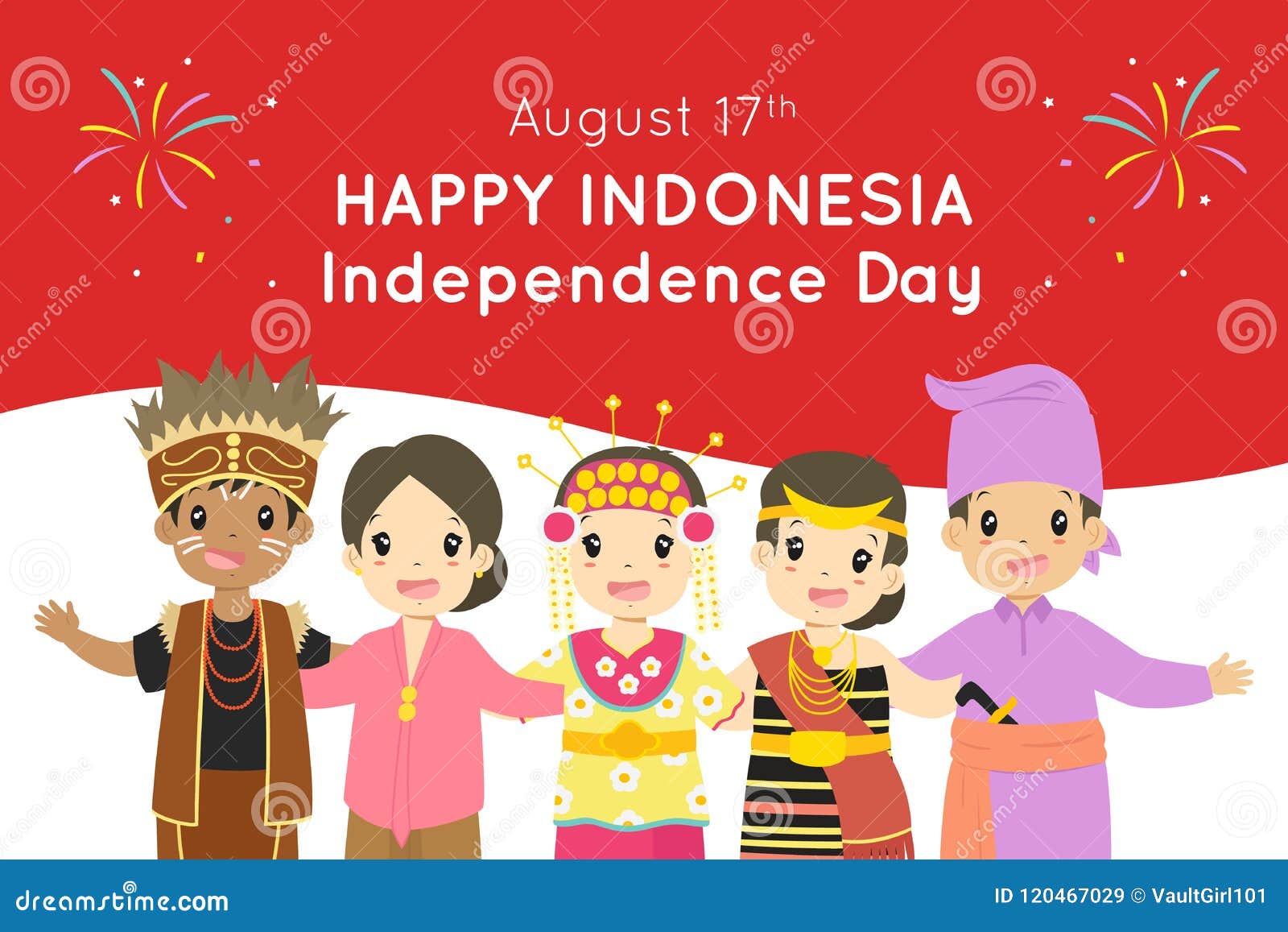 Happy Indonesia Independence Day, August 17th Vector Design. Stock Vector - Illustration of freedom, girls: 120467029 Happy Indonesia Independence Day, August 17th Vector Design. Stock Vector - Illustration of freedom, girls: 120467029