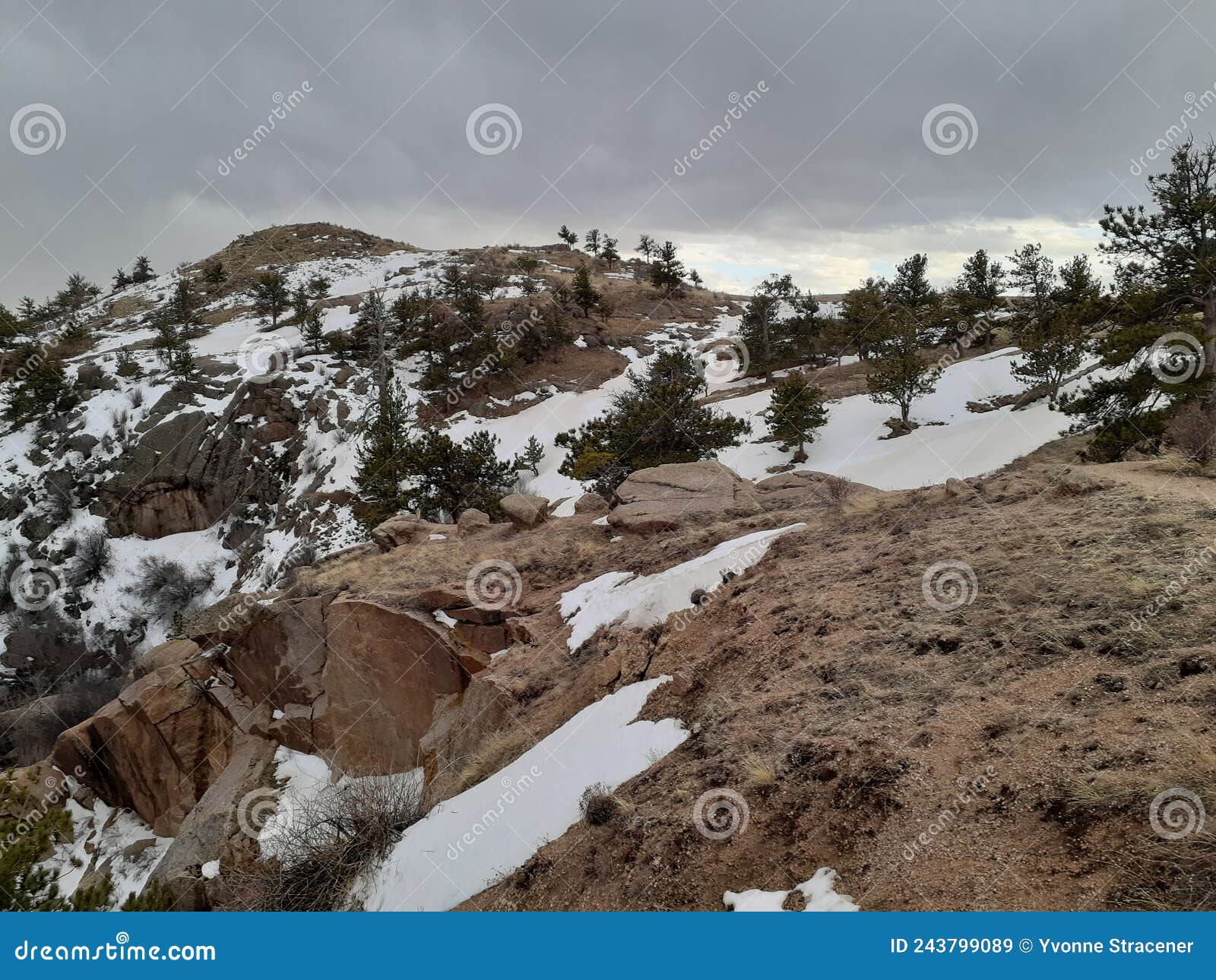 Happy Jack Road Cheyenne, Wy Stock Image Image of adventure, terrain