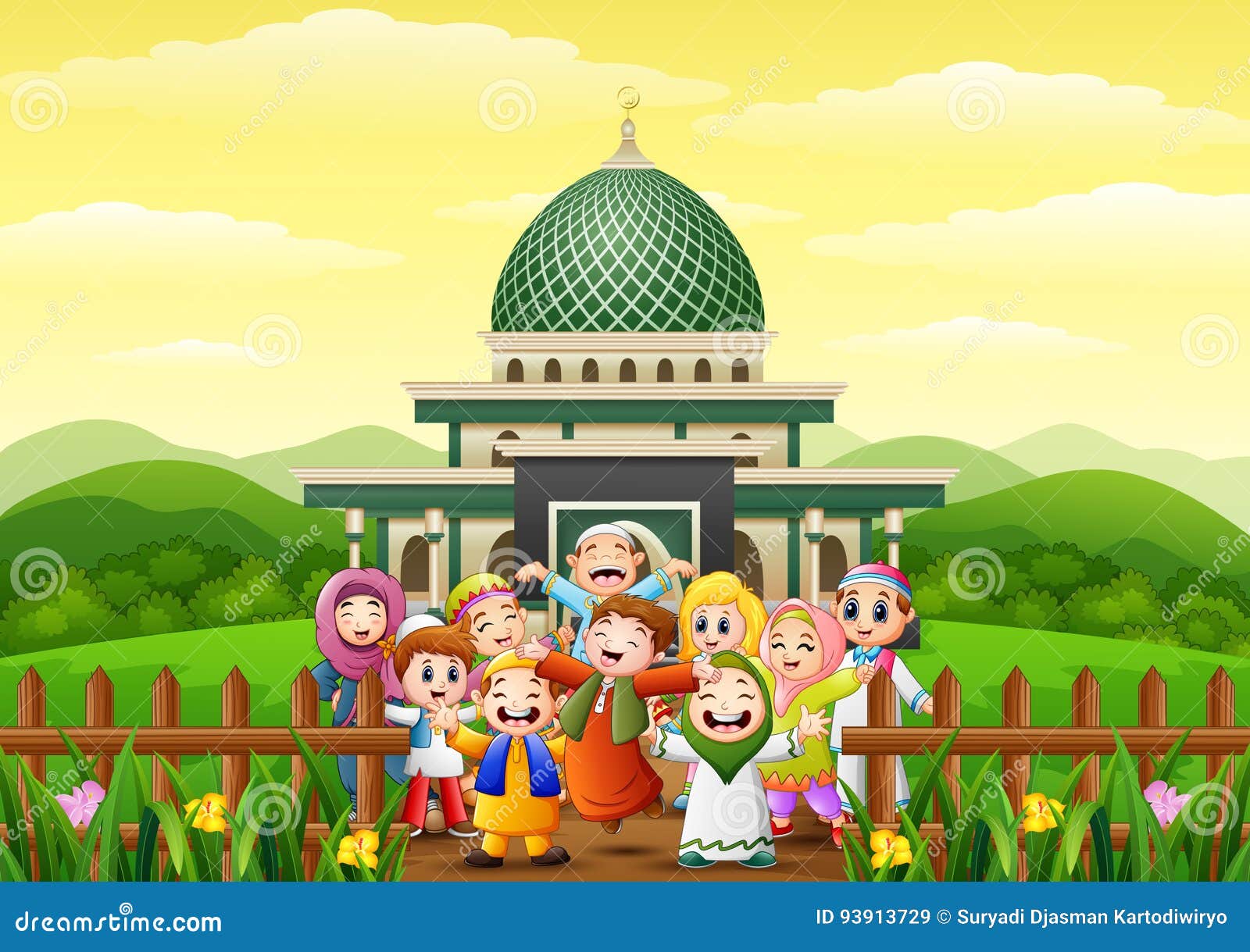 Cartoon Muslim Mosque Cartoons, Illustrations & Vector Cartoon Muslim Mosque Cartoons, Illustrations & Vector