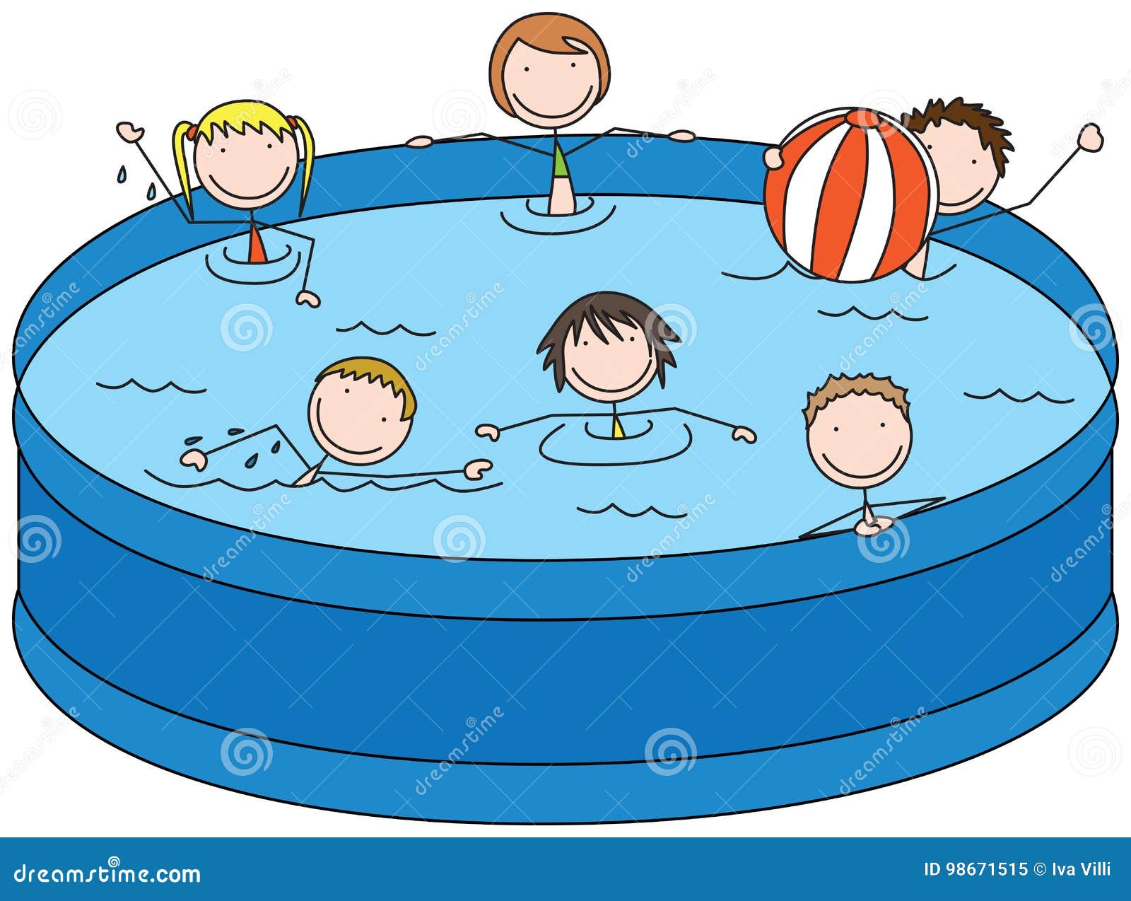 Happy Kids stock vector. Illustration of happy, children - 98671515