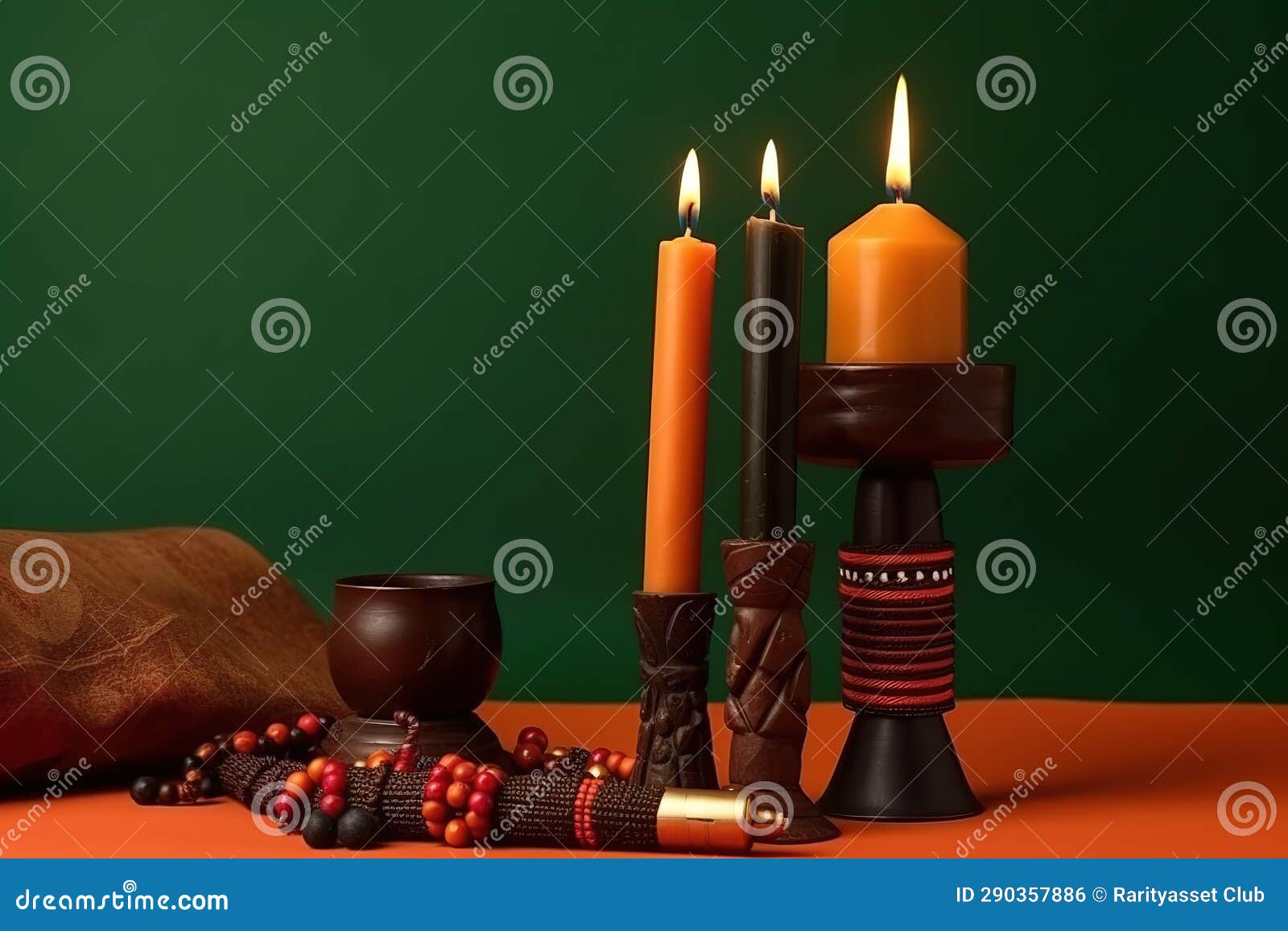 Happy Kwanzaa Concept. Kwanzaa Background. Kwanzaa Theme. Generative Ai