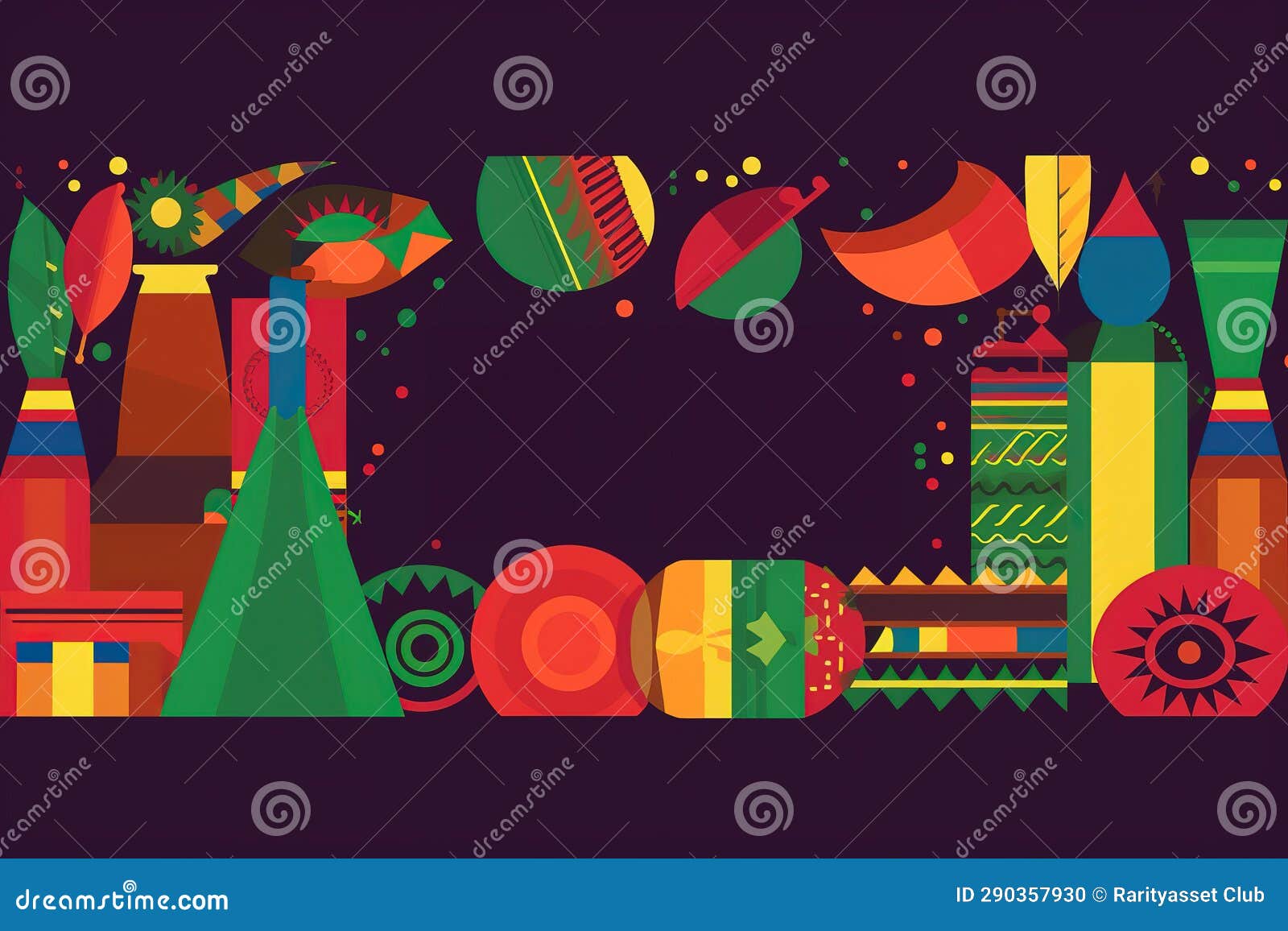 Happy Kwanzaa Concept. Kwanzaa Background. Kwanzaa Theme. Generative Ai