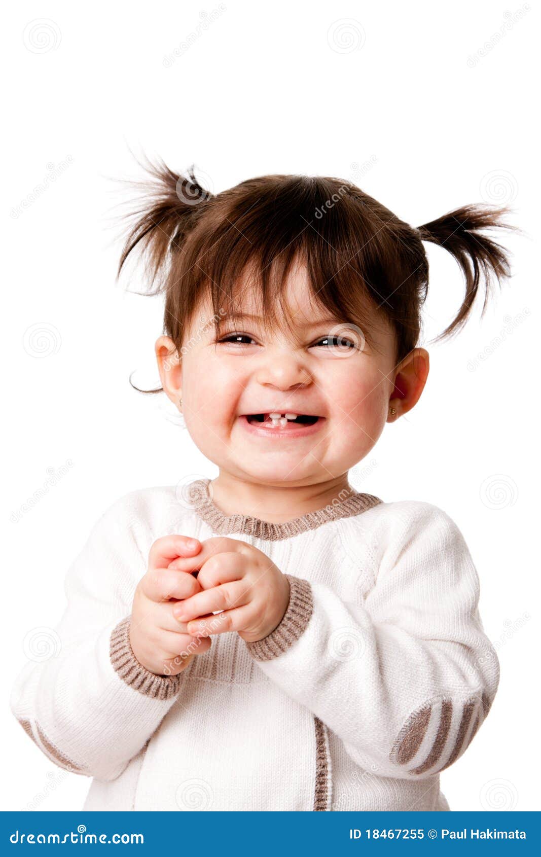 happy laughing baby toddler girl