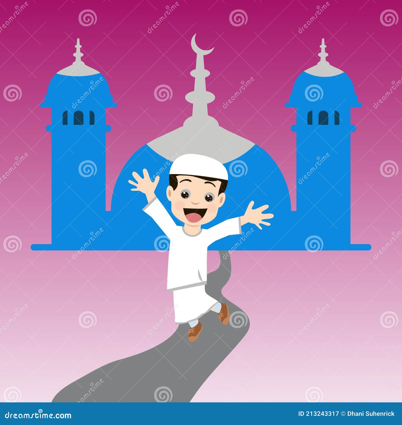 Happy Little Boy Cartoon Character in the Holy Month of Ramadan. Vector Illustration Stock Vector - Illustration of celebration, little: 213243317 Happy Little Boy Cartoon Character in the Holy Month of Ramadan. Vector Illustration Stock Vector - Illustration of celebration, little: 213243317