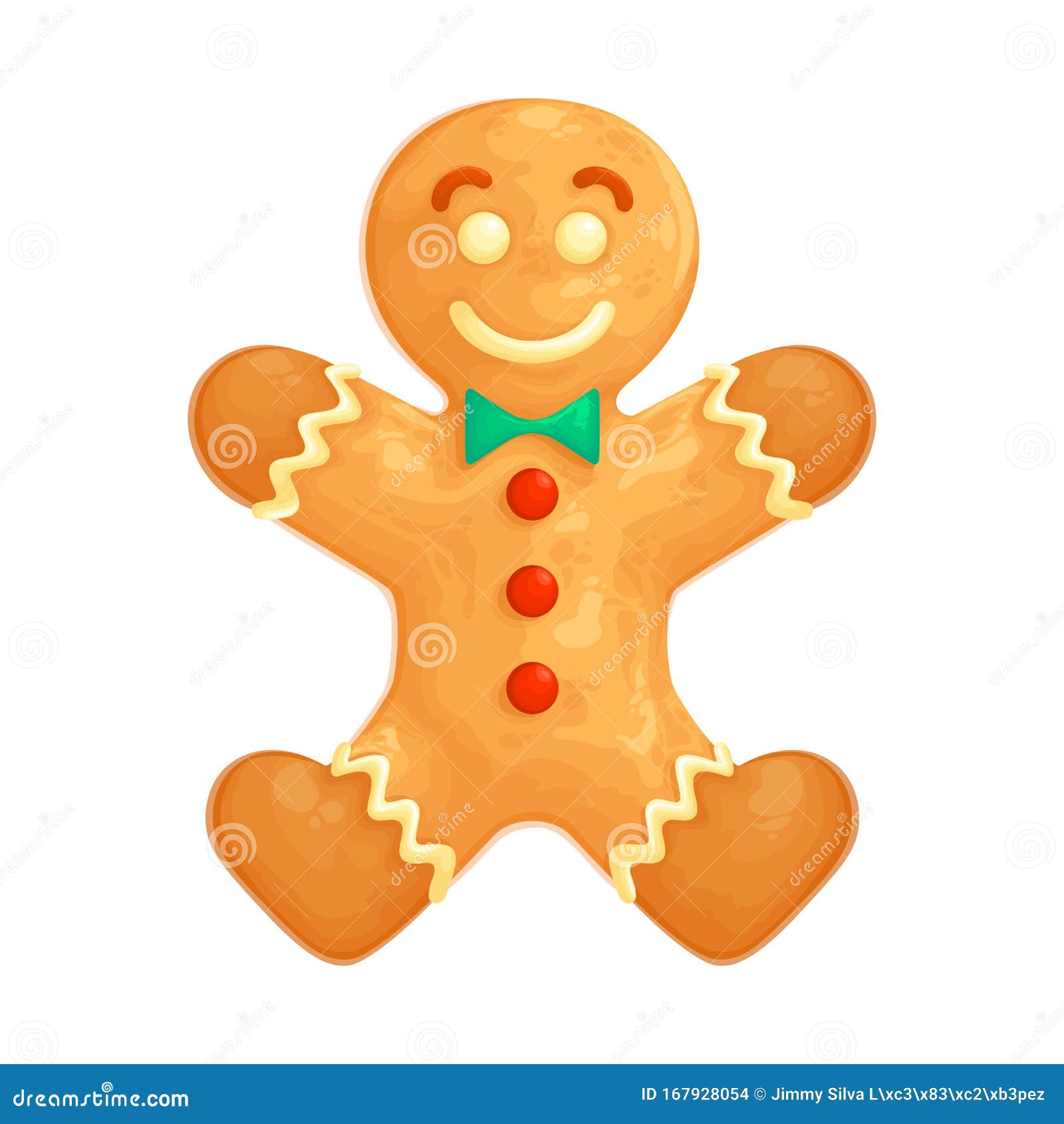 a happy little gingerbread cookie