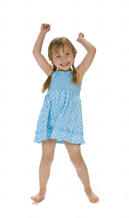 Happy Little Girl stock image. Image of girl, cheerful - 6614773