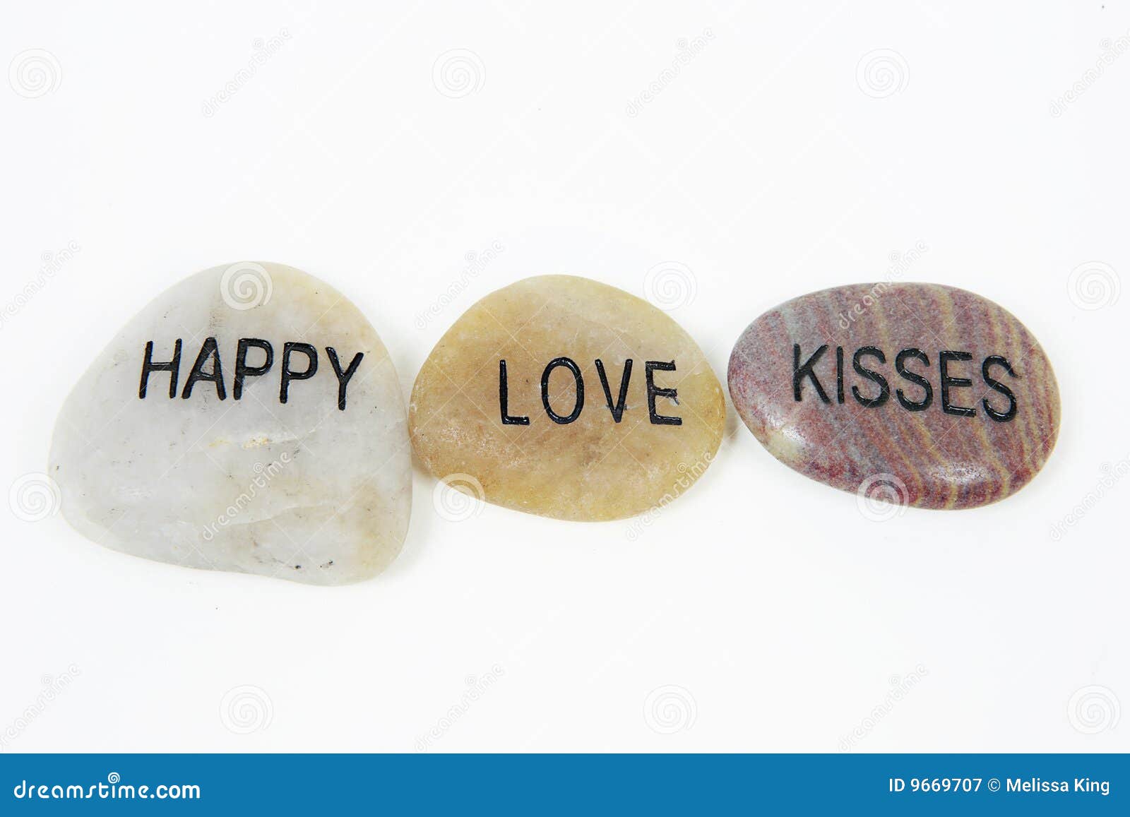Happy love kisses stones stock image. Image of etching 9669707